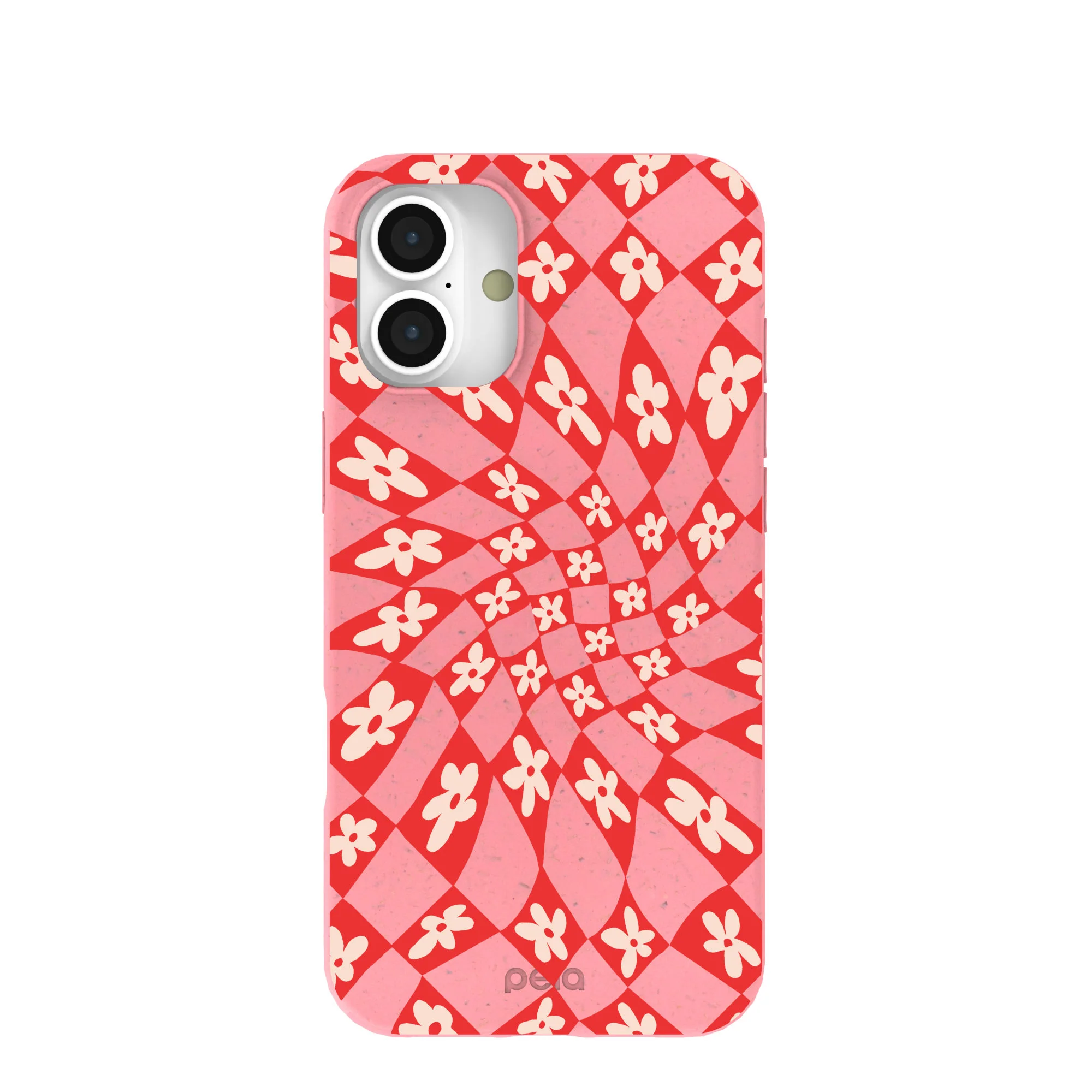 Bubblegum Pink Funky Fleurs iPhone 16 Plus Case