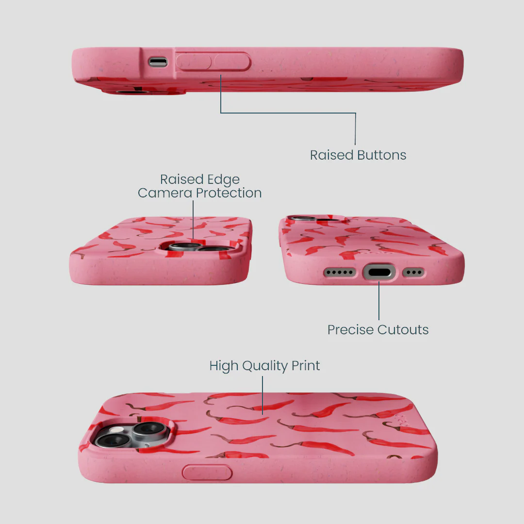 Bubblegum Pink Heatwave iPhone 14 Case - Image 3