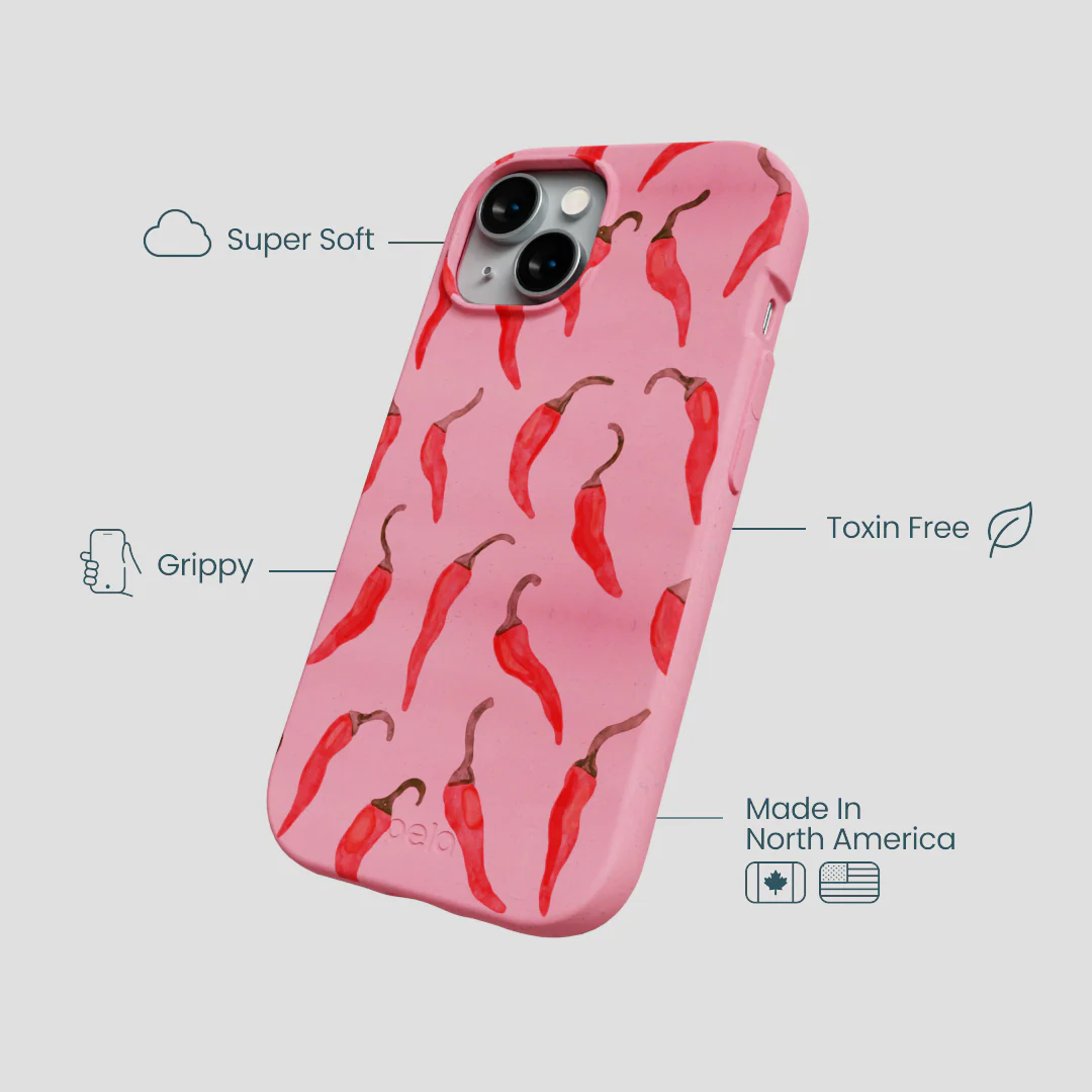 Bubblegum Pink Heatwave iPhone 14 Case - Image 4