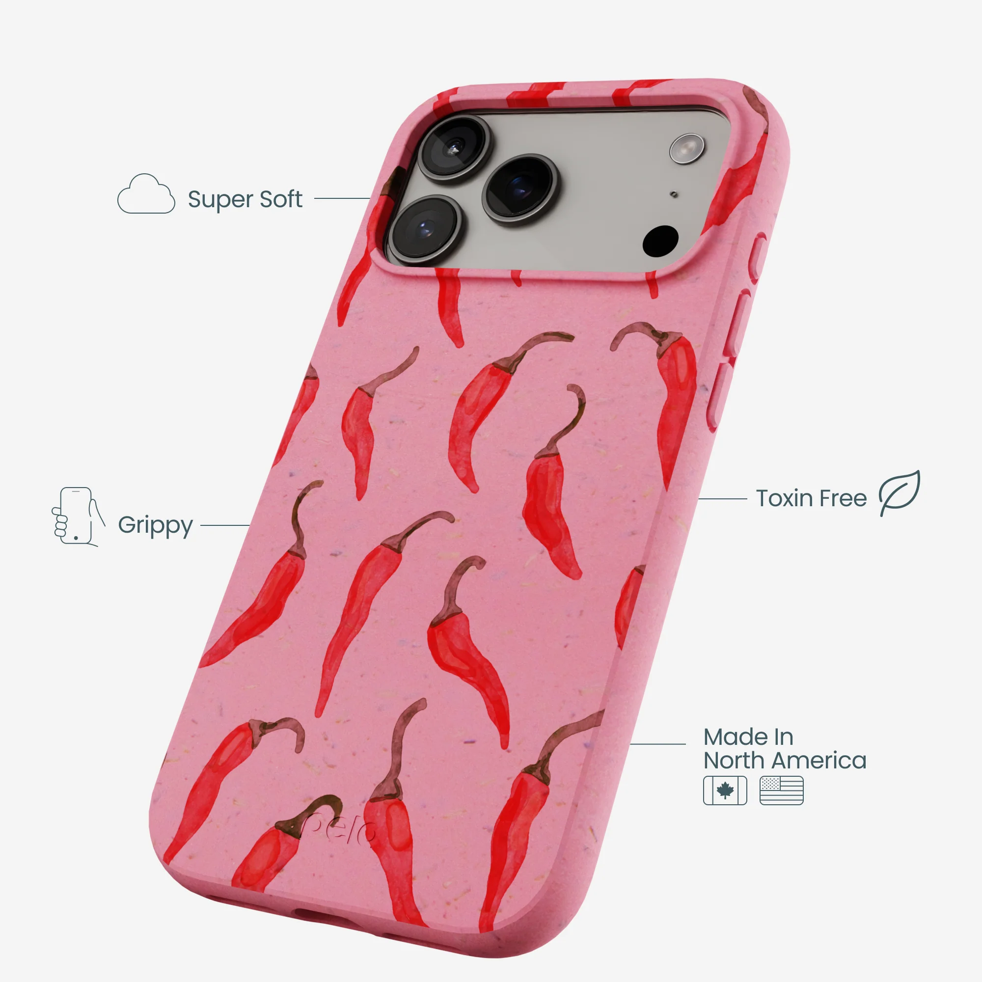 Bubblegum Pink Heatwave iPhone 17 Pro Max Case - Image 4