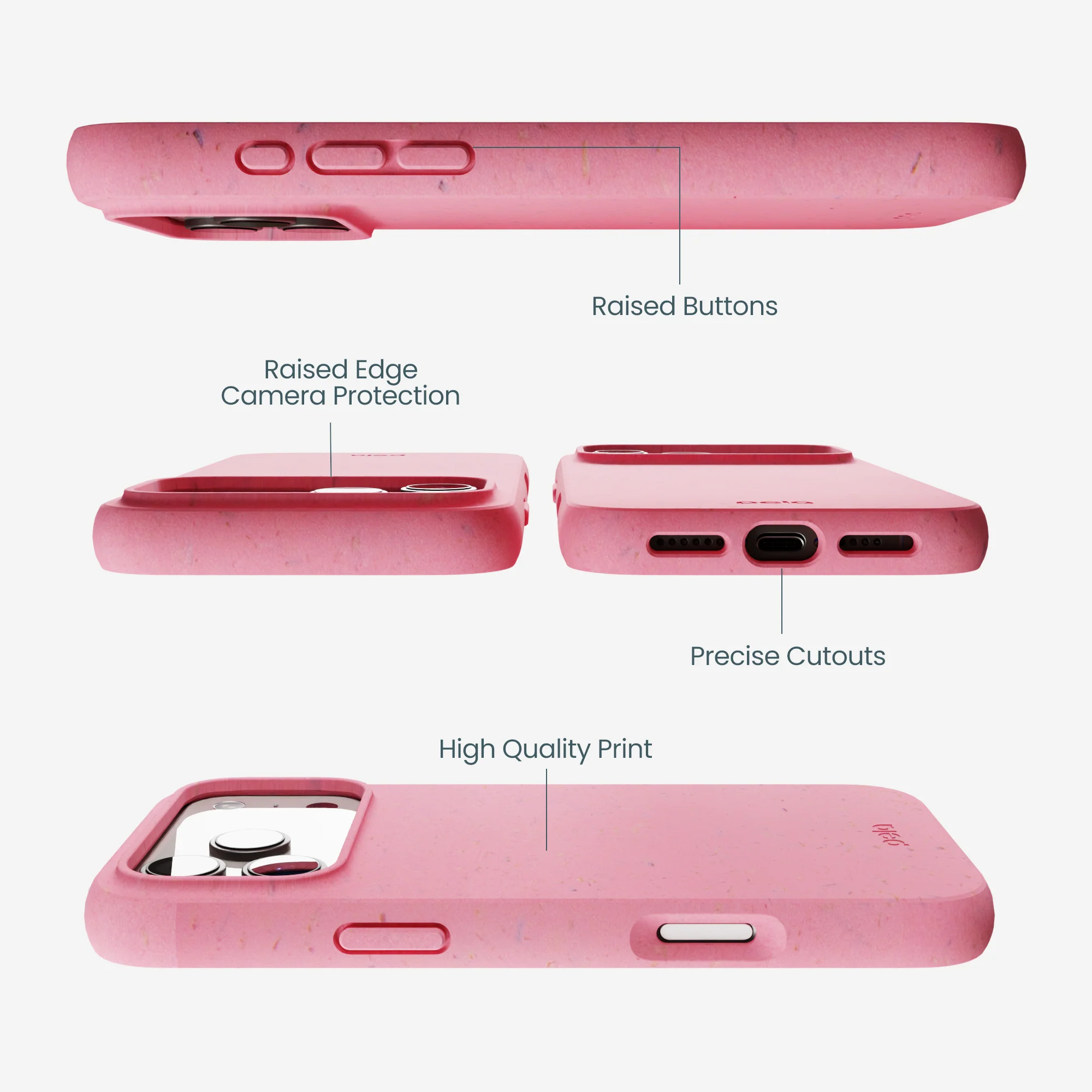 Bubblegum Pink iPhone 17 Pro Max Case - Image 3