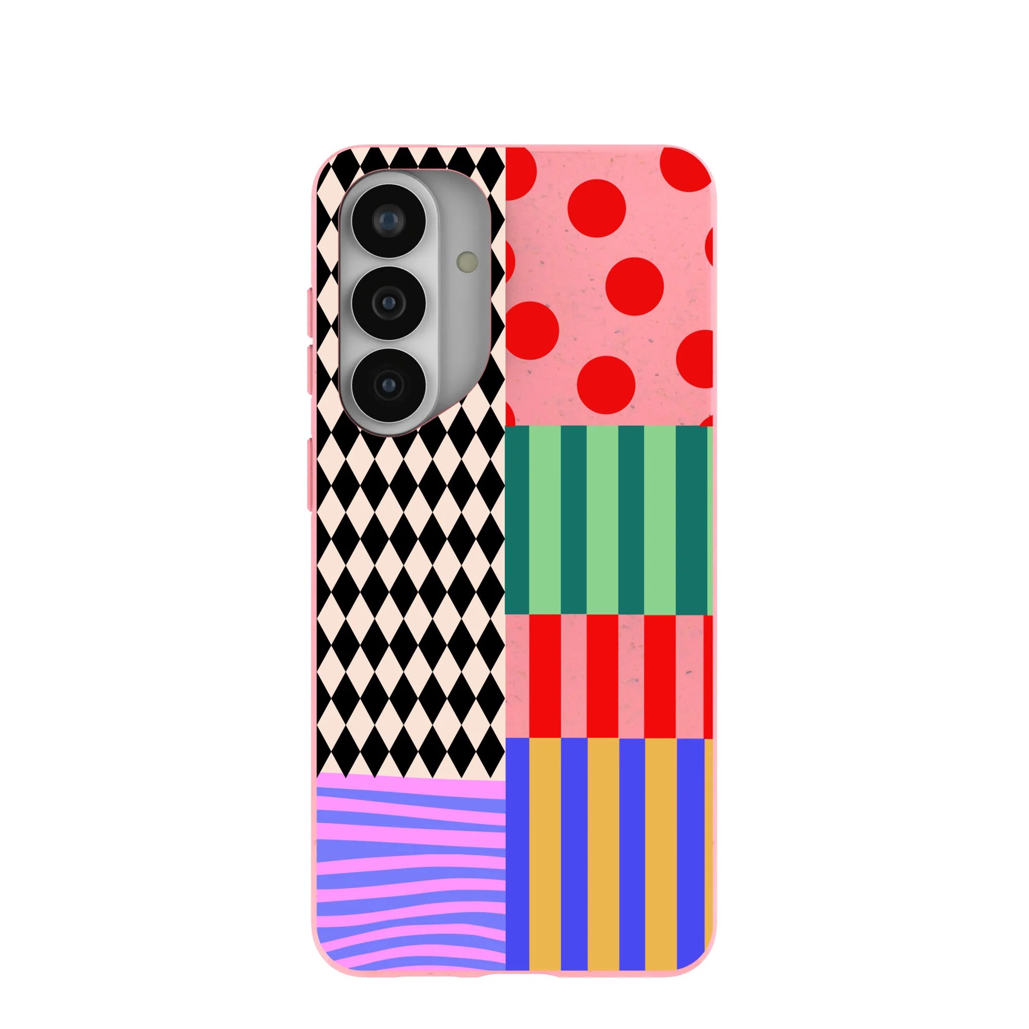 Bubblegum Pink Juggling Colors Samsung Galaxy S26+(Plus) Case