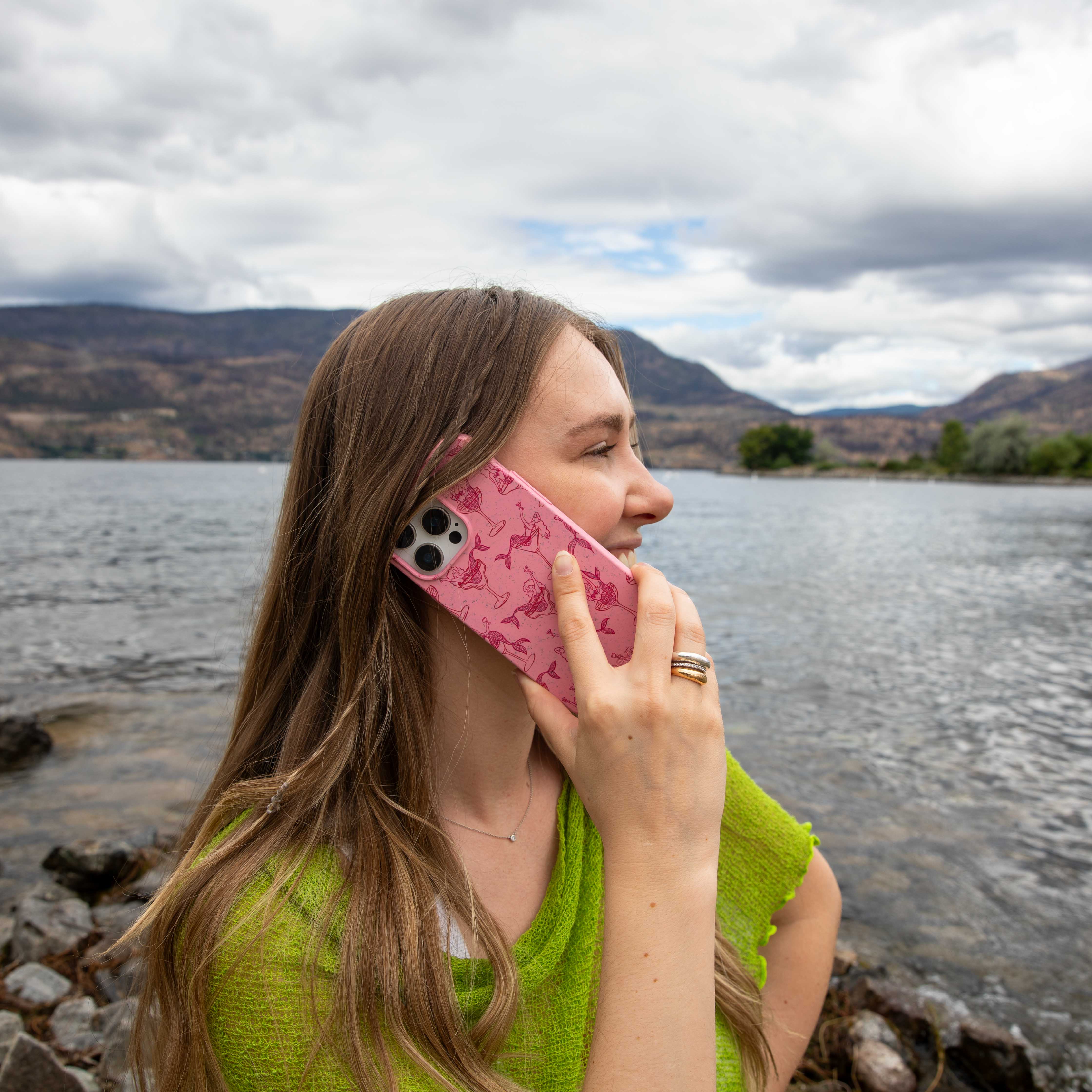Bubblegum Pink Mermaid Cocktail Google Pixel 9a Case - Image 5