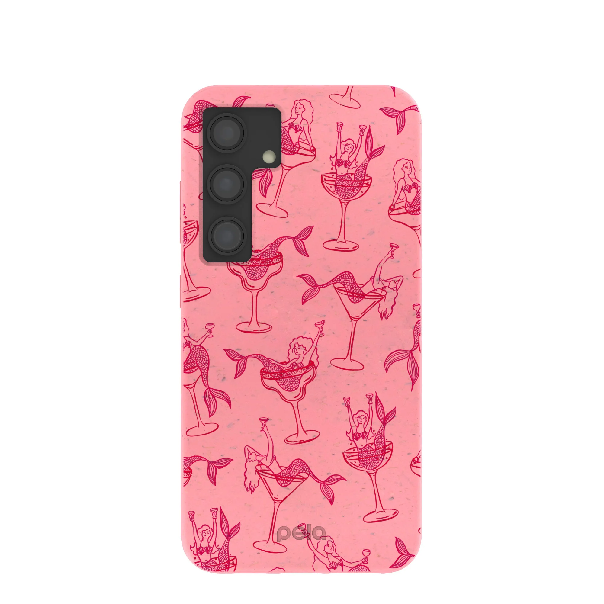 Bubblegum Pink Mermaid Cocktail Samsung Galaxy S24 Case