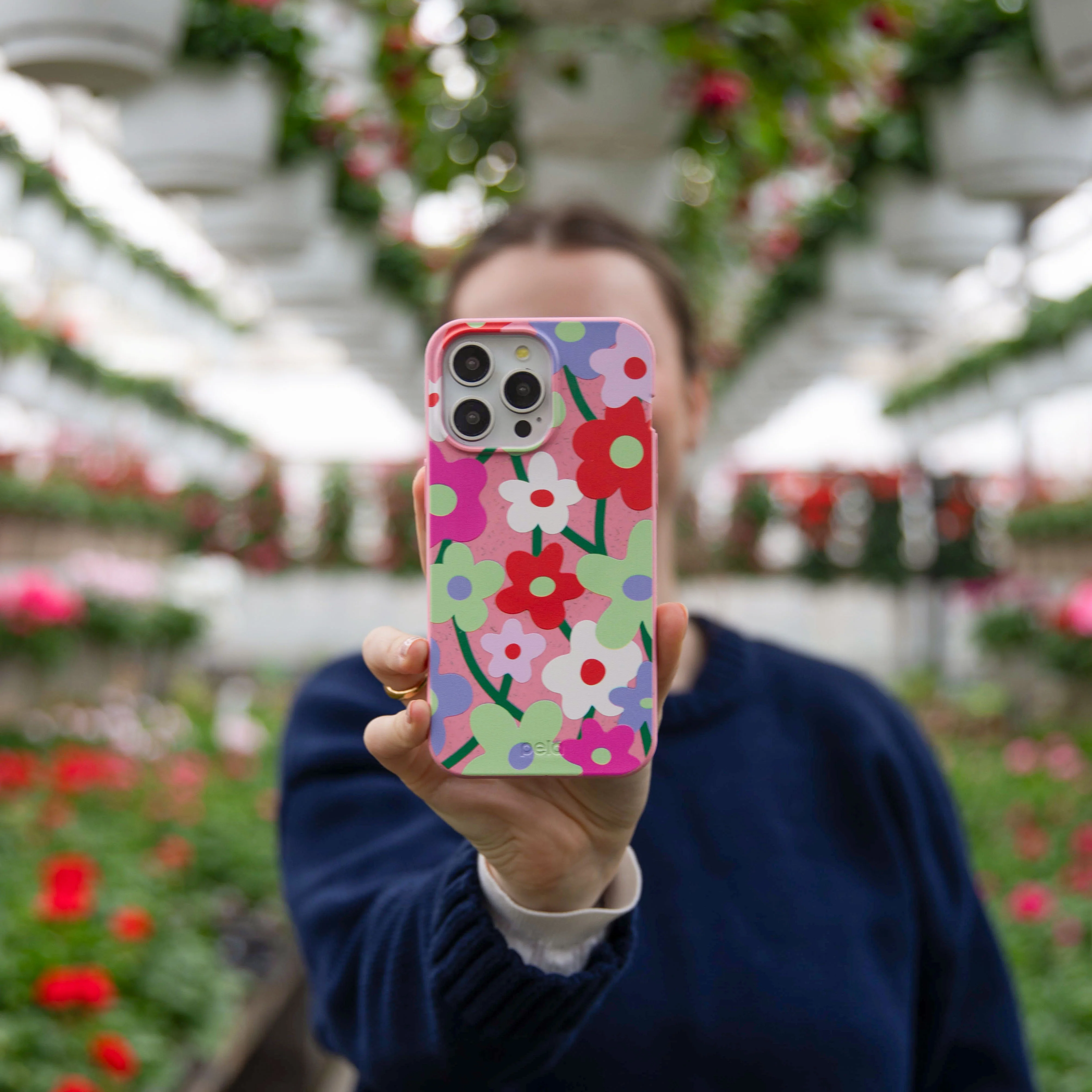 Bubblegum Pink Poppy Flora Samsung Galaxy S23+(Plus) Case - Image 2