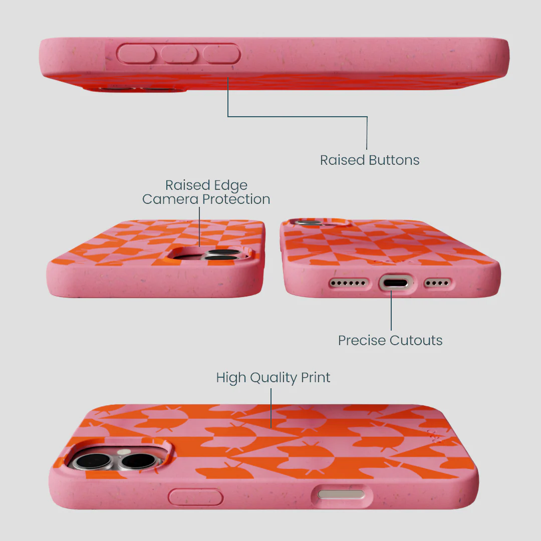 Bubblegum Pink Purr iPhone 16 Plus Case - Image 2