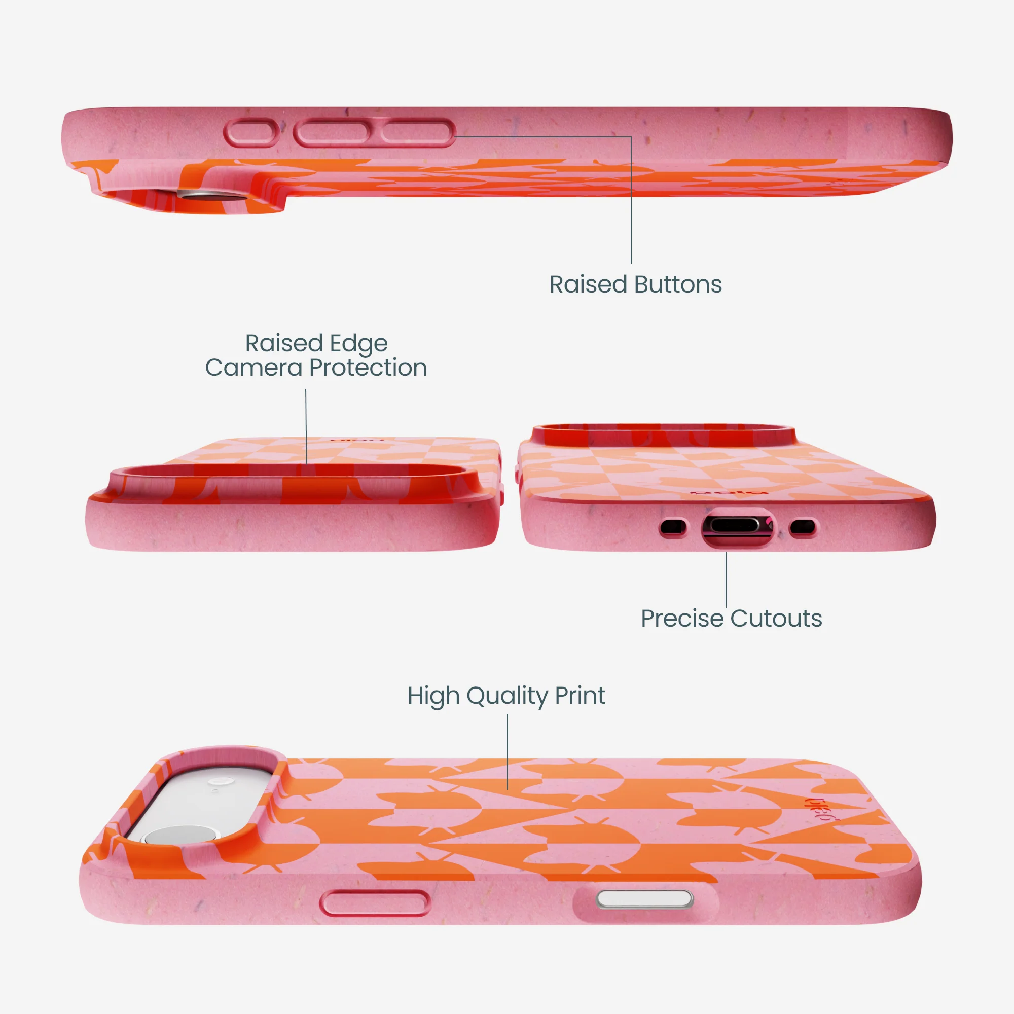 Bubblegum Pink Purr iPhone Air Case - Image 2
