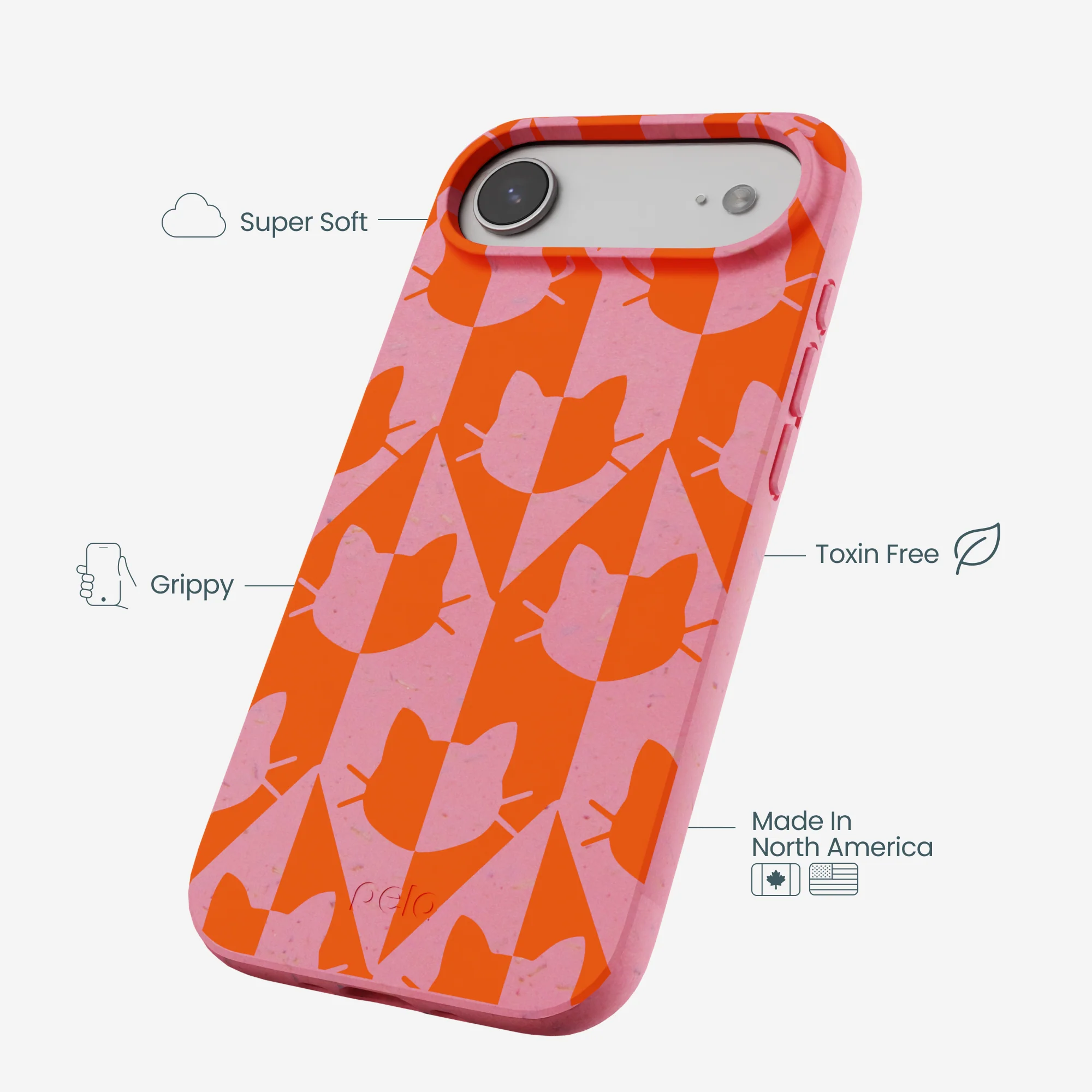 Bubblegum Pink Purr iPhone Air Case - Image 3