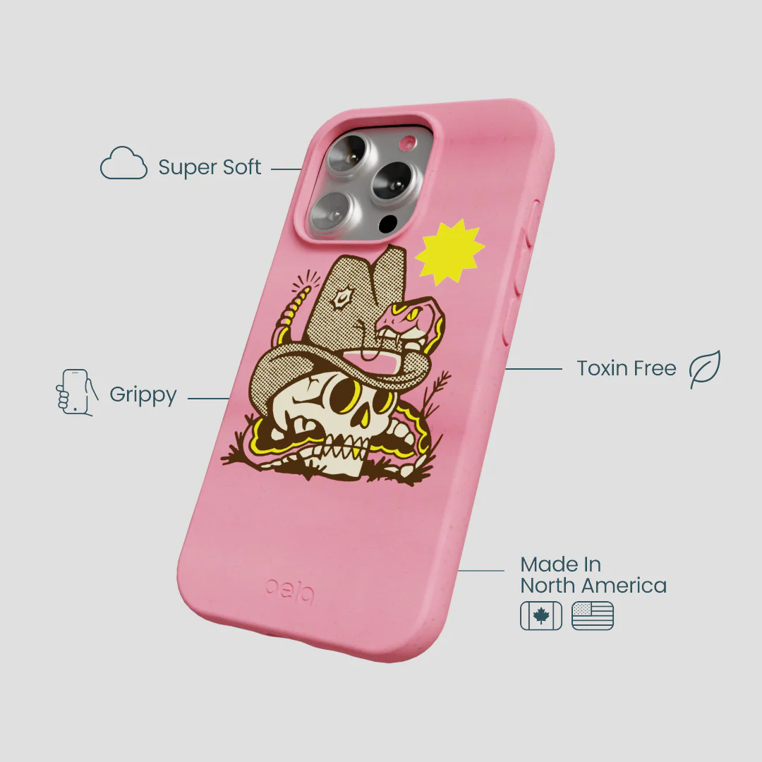 Bubblegum Pink Snakebite iPhone 16 Pro Case - Image 4
