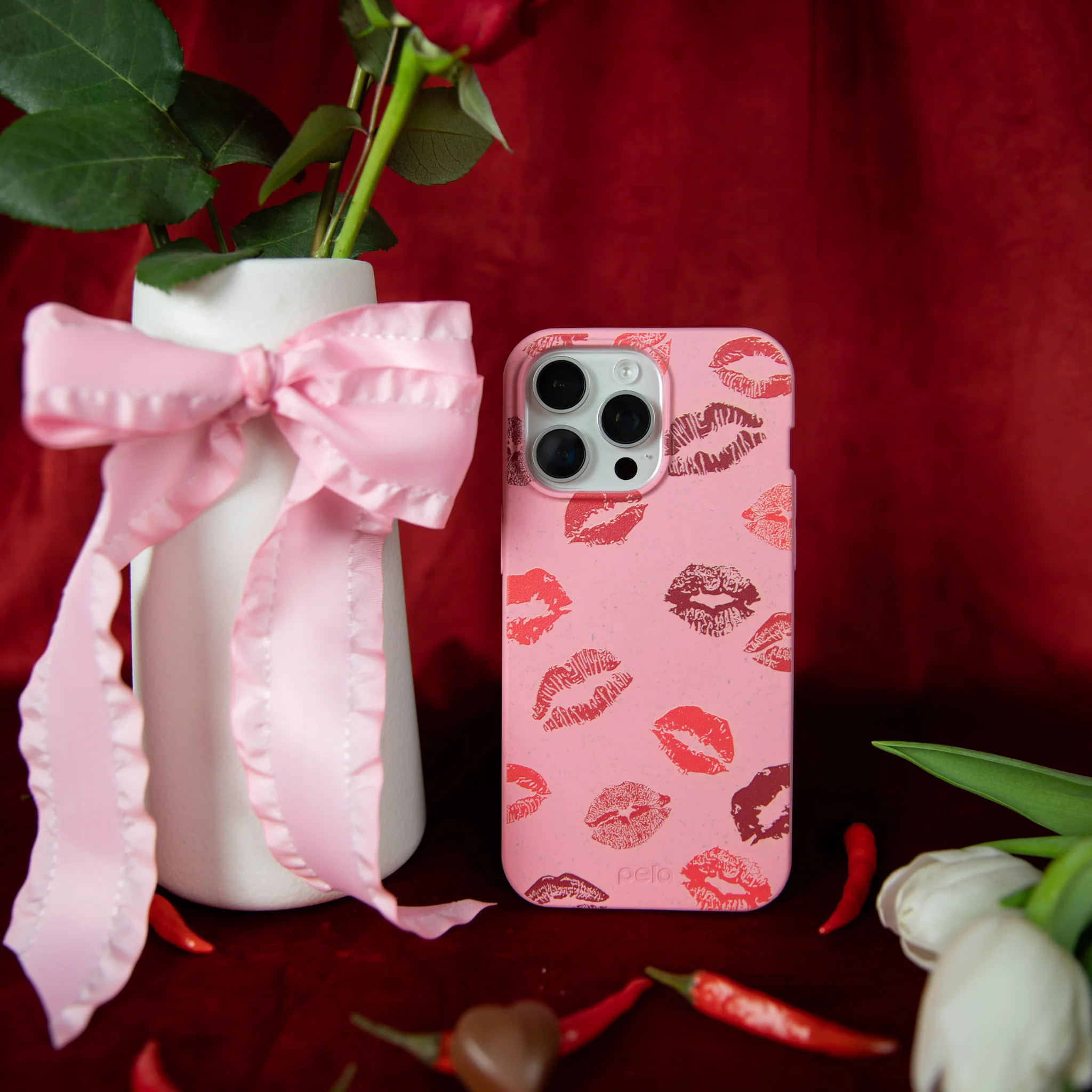 Bubblegum Pink XOXO iPhone 13 Pro Max Case - Image 6
