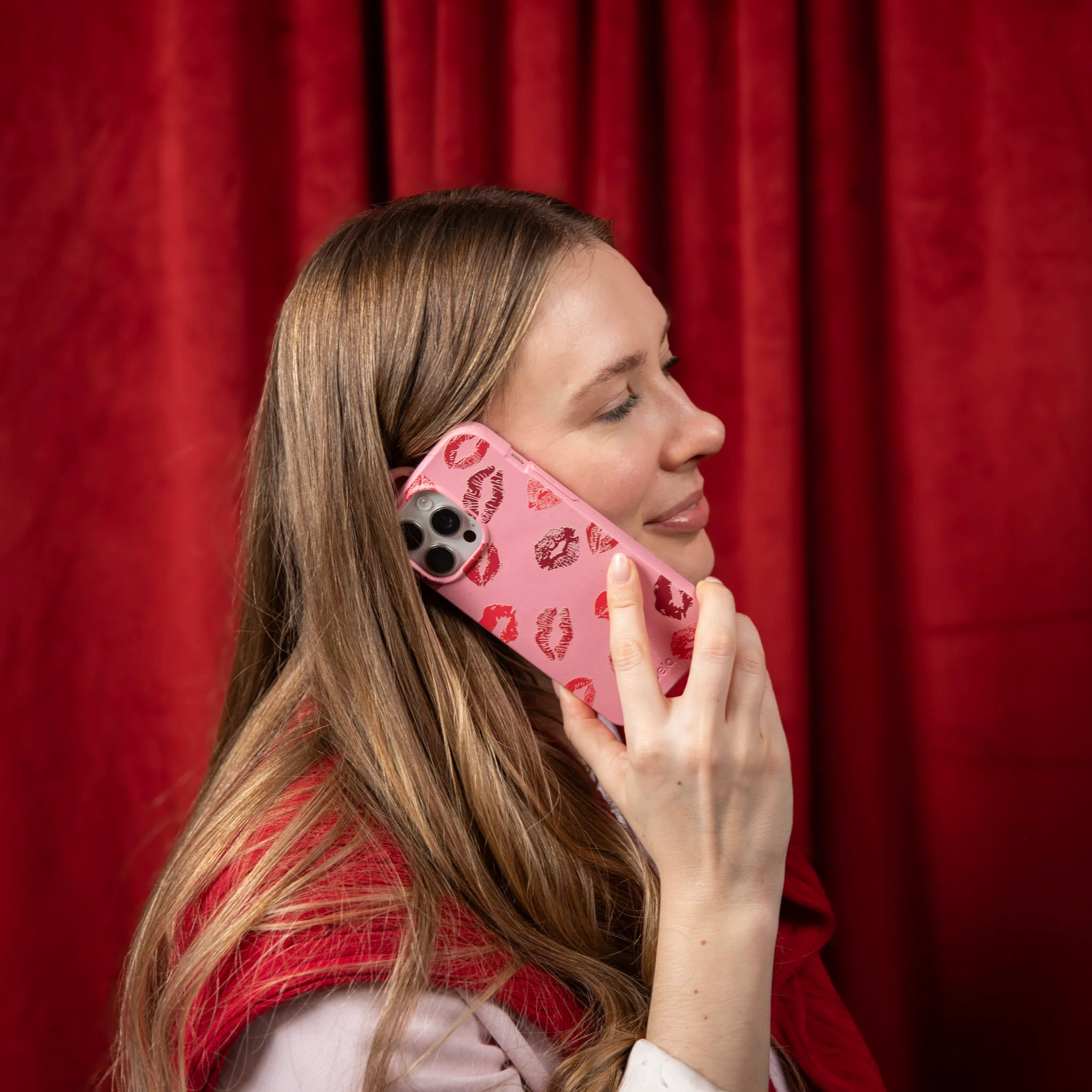 Bubblegum Pink XOXO iPhone 14 Pro Case - Image 5