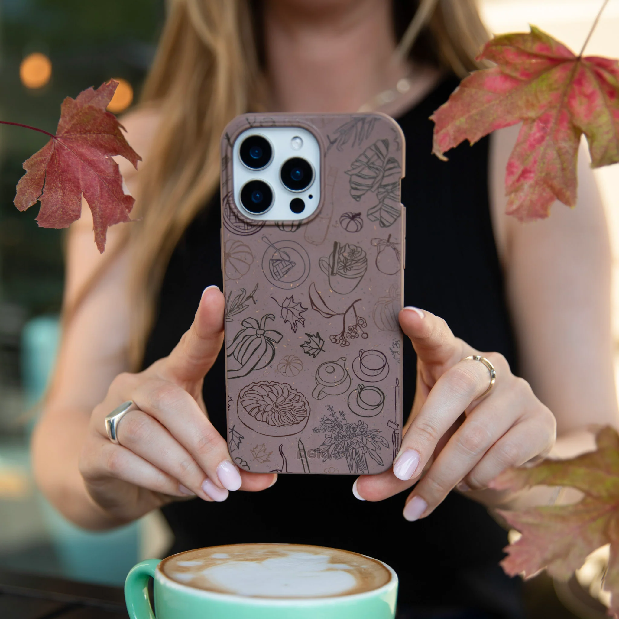 Chocolate Brown Autumn Sweets Google Pixel 6 Case - Image 6