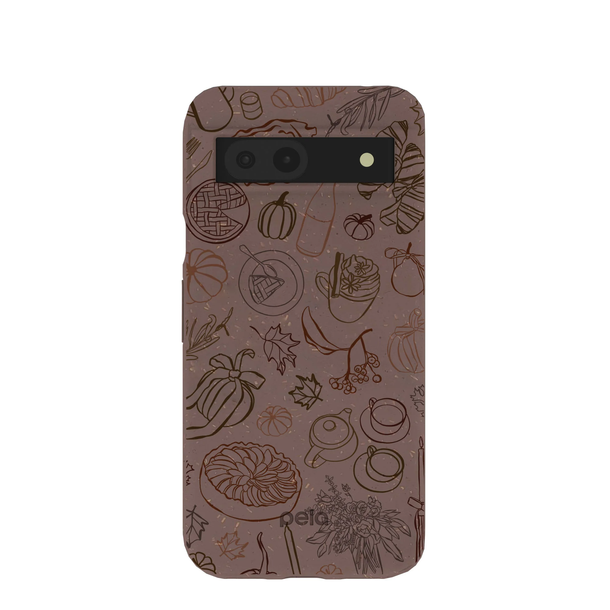 Chocolate Brown Autumn Sweets Google Pixel 8a Case