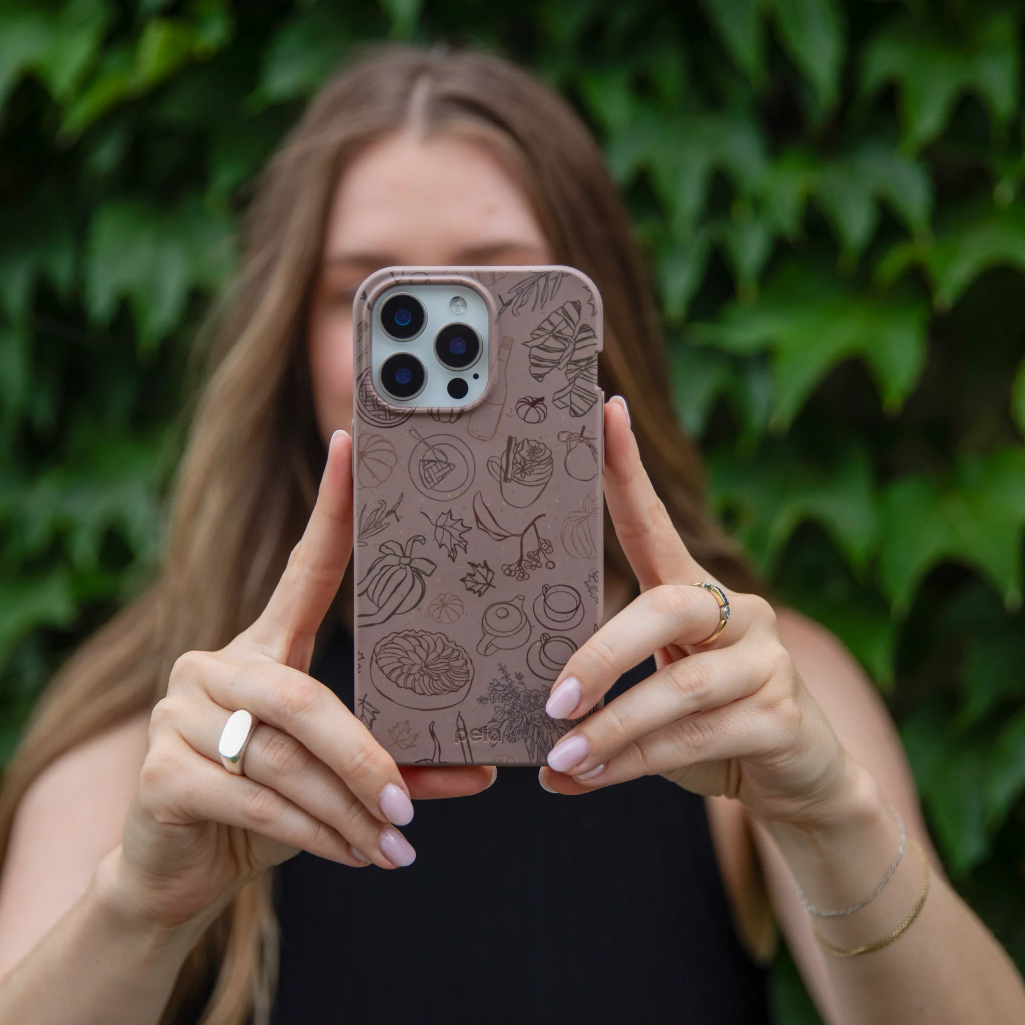 Chocolate Brown Autumn Sweets Samsung Galaxy S26 Ultra Case - Image 2