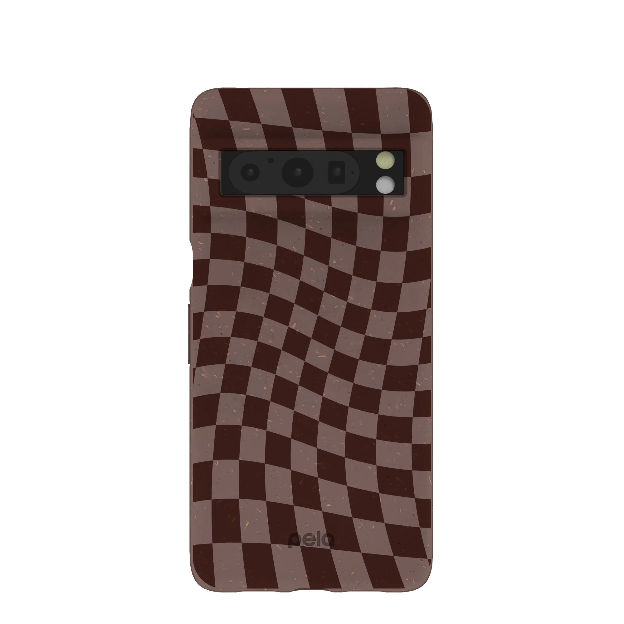 Chocolate Brown Cafe Check Google Pixel 8 Pro Case