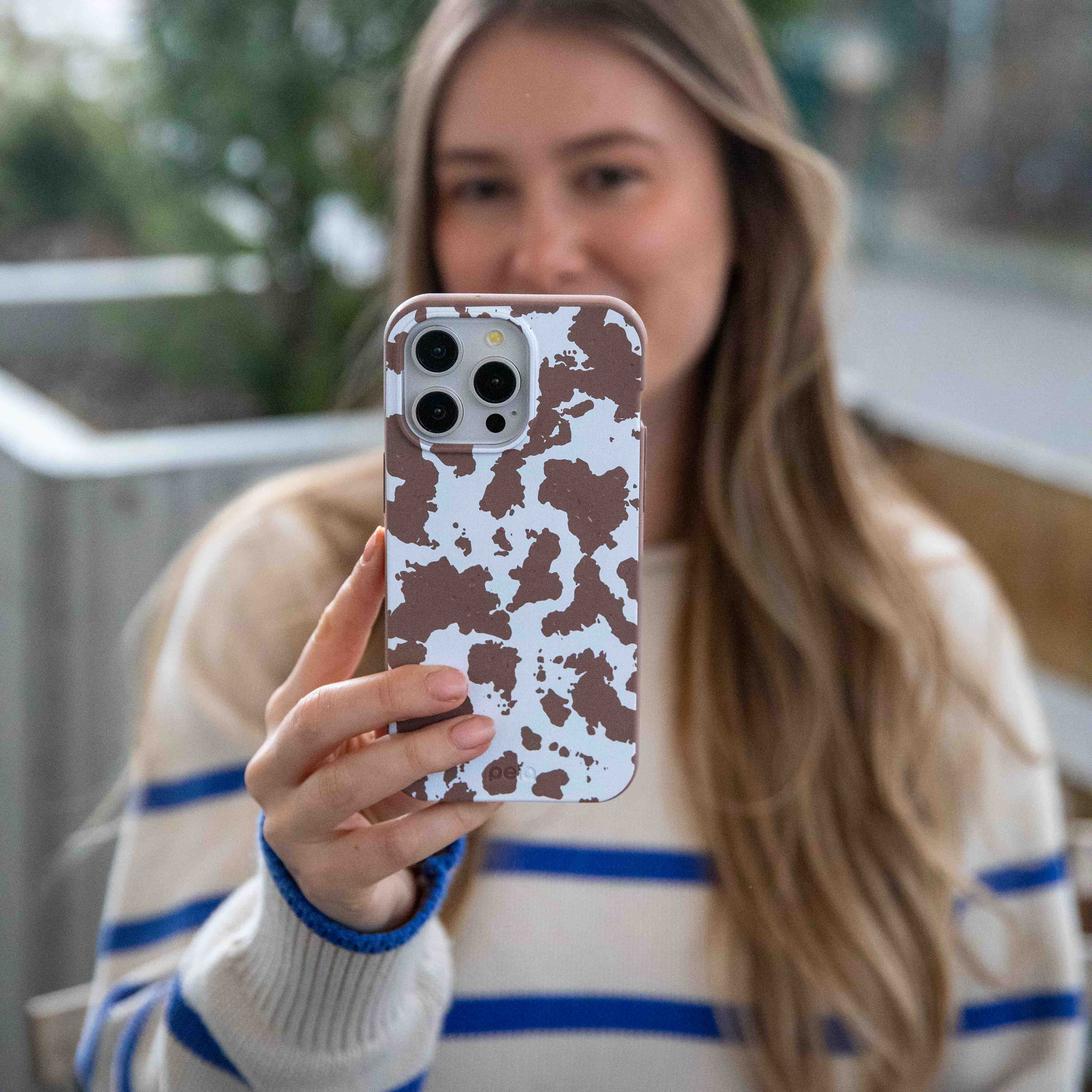 Chocolate Brown Cow Couture iPhone 14 Plus Case - Image 5