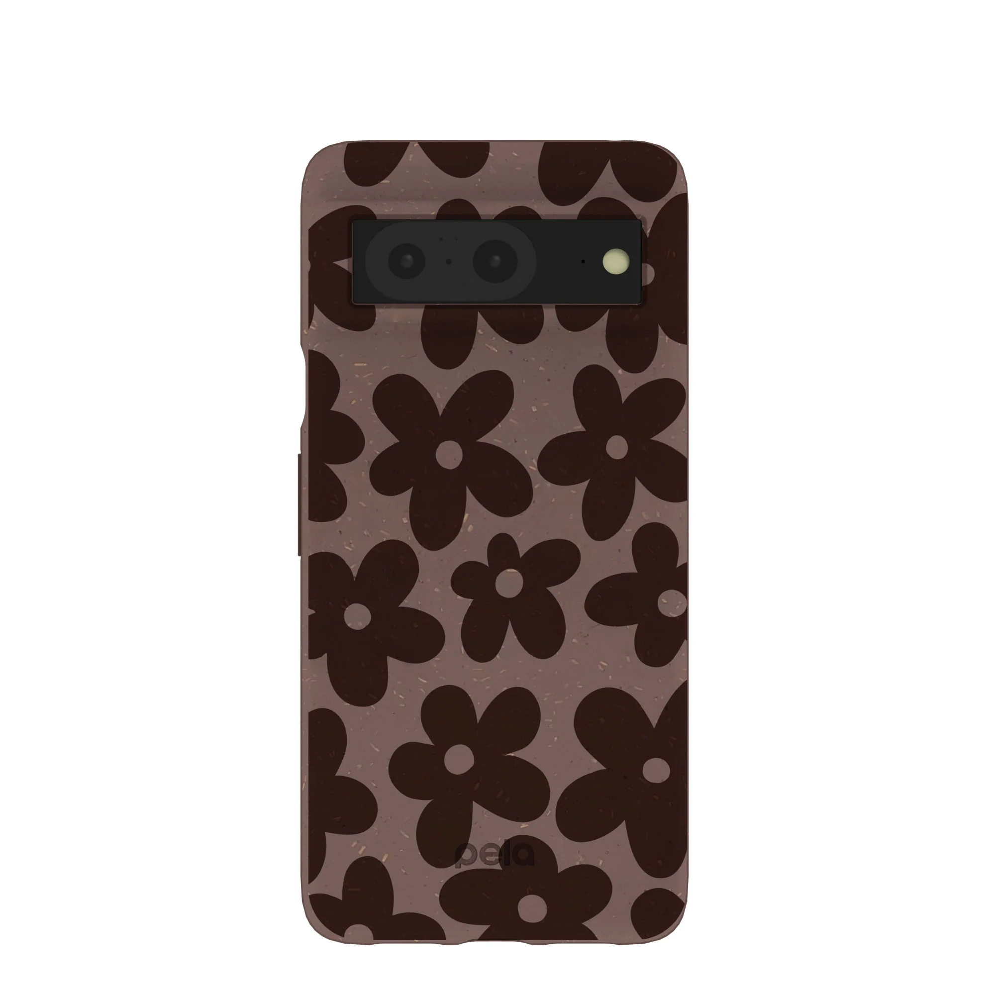 Chocolate Brown Earthy Blooms Google Pixel 8 Case