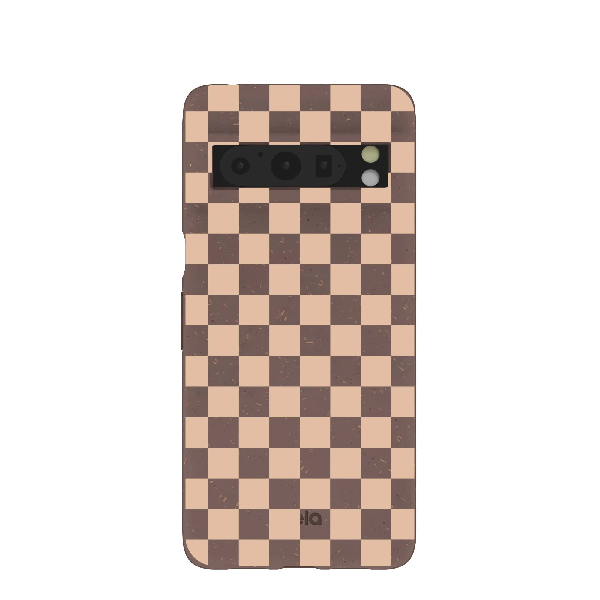 Chocolate Brown Latte Check Google Pixel 8 Pro Case