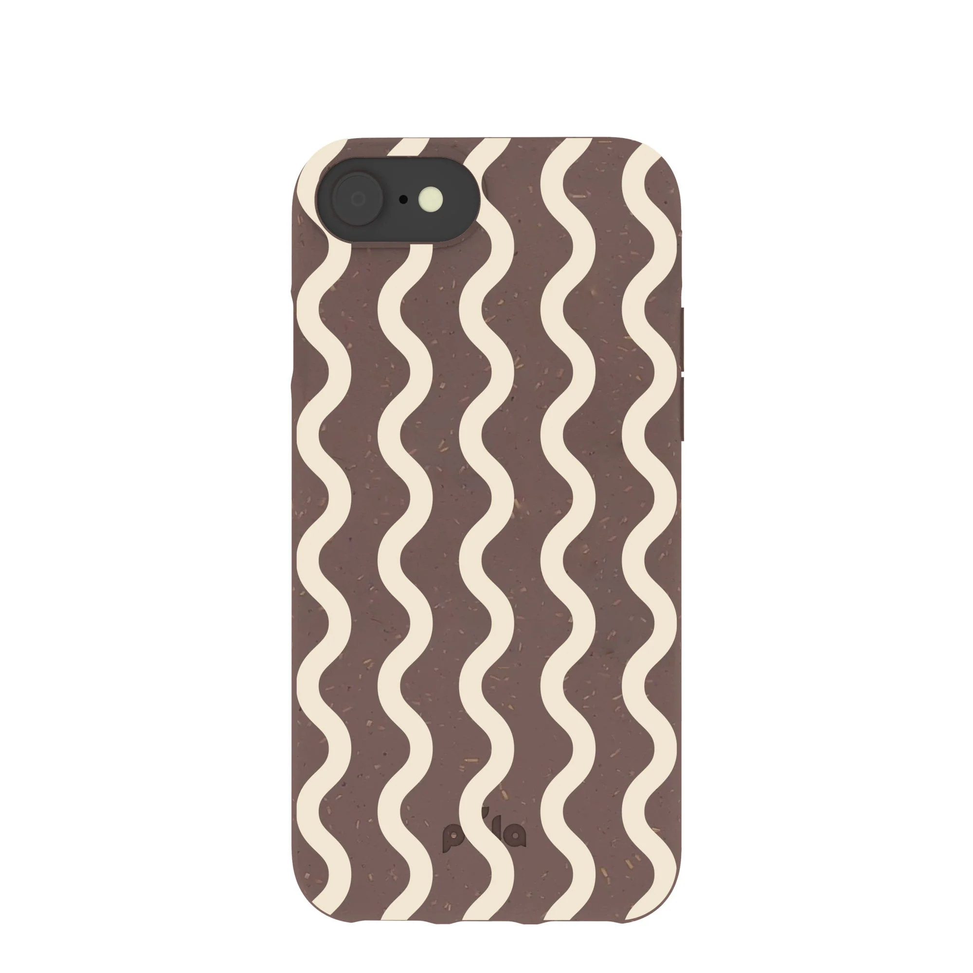 Chocolate Brown Latte Waves iPhone 6/6s/7/8/SE Case