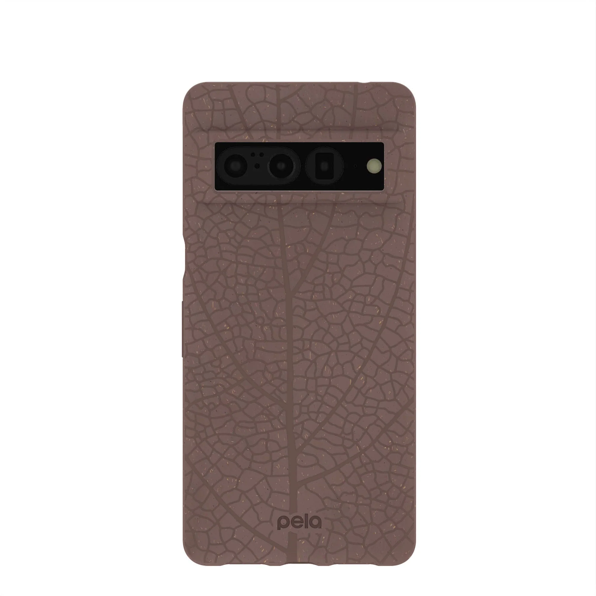 Chocolate Brown Leaf Veins Google Pixel 7 Pro Case