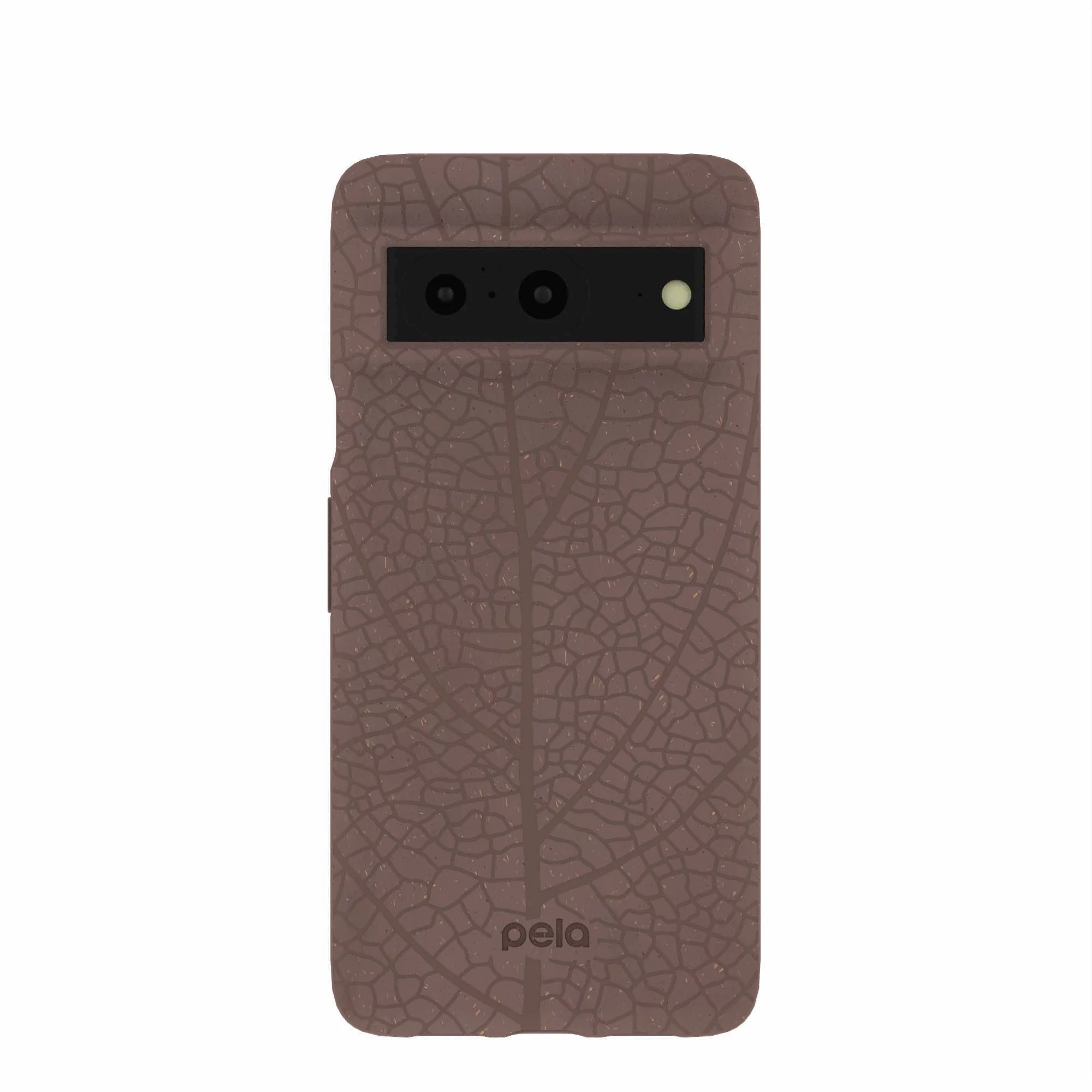 Chocolate Brown Leaf Veins Google Pixel 8 Case