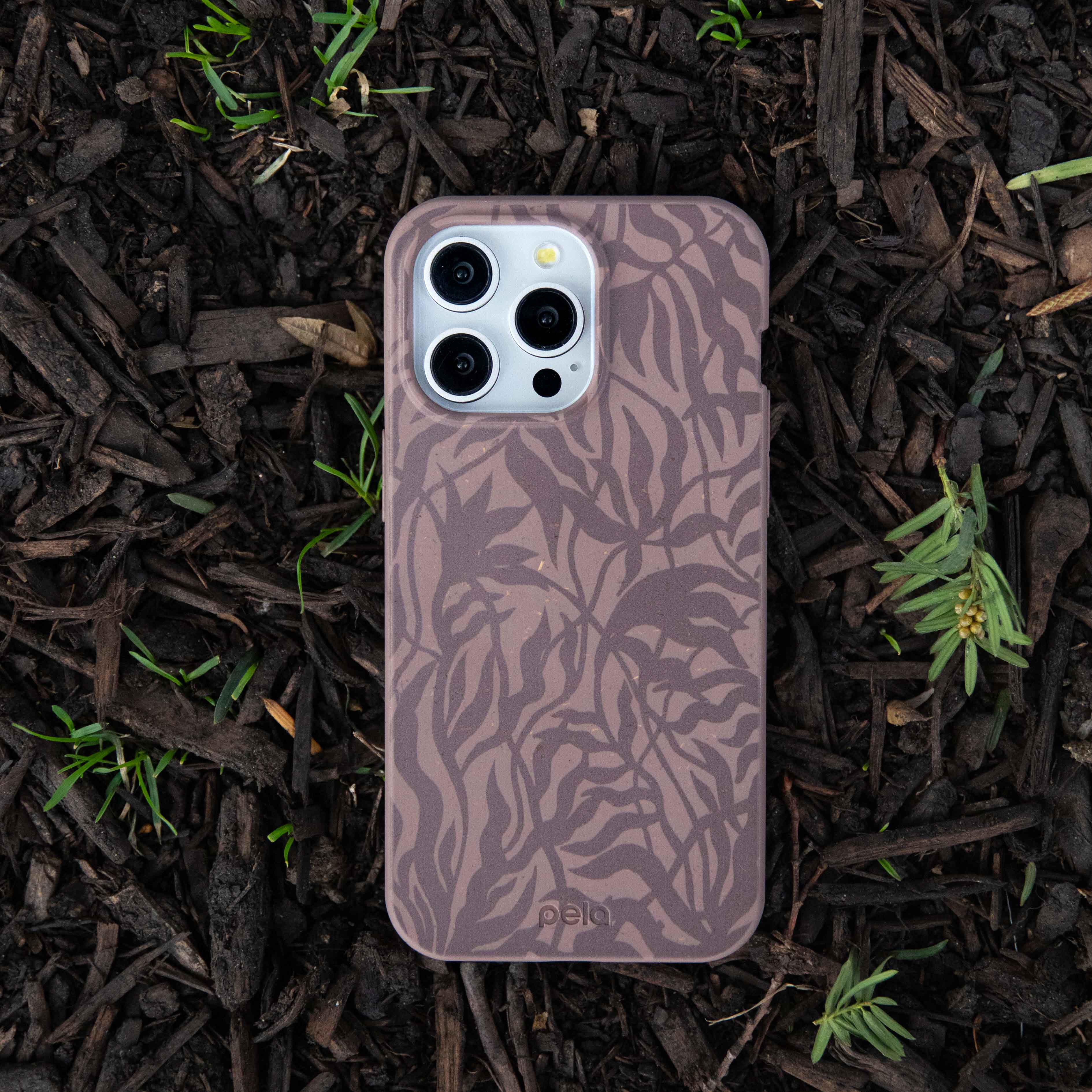 Chocolate Brown Rustic Leaves Google Pixel 7a Case - Image 6