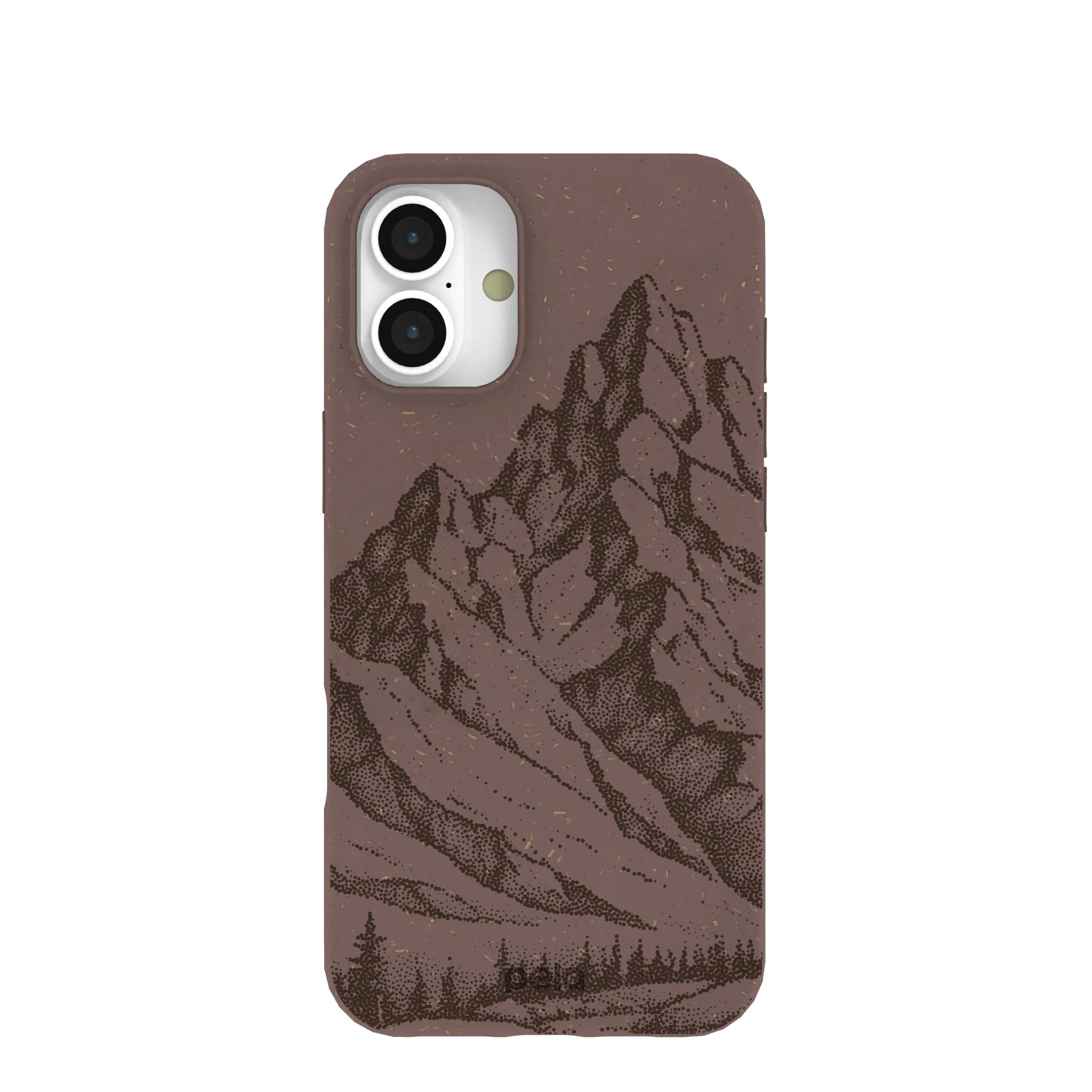 Chocolate Brown Silent Summit iPhone 16 Plus Case