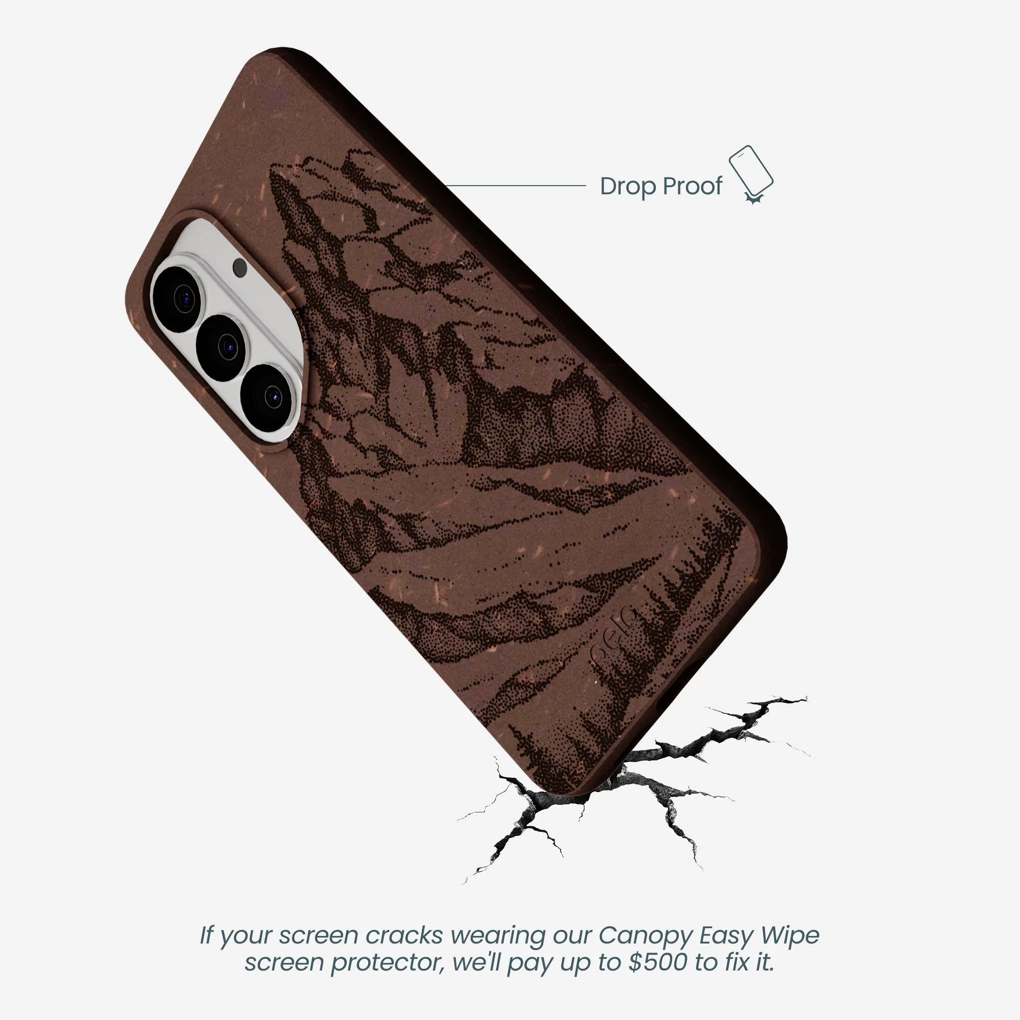 Chocolate Brown Silent Summit Samsung Galaxy S26 Case - Image 5