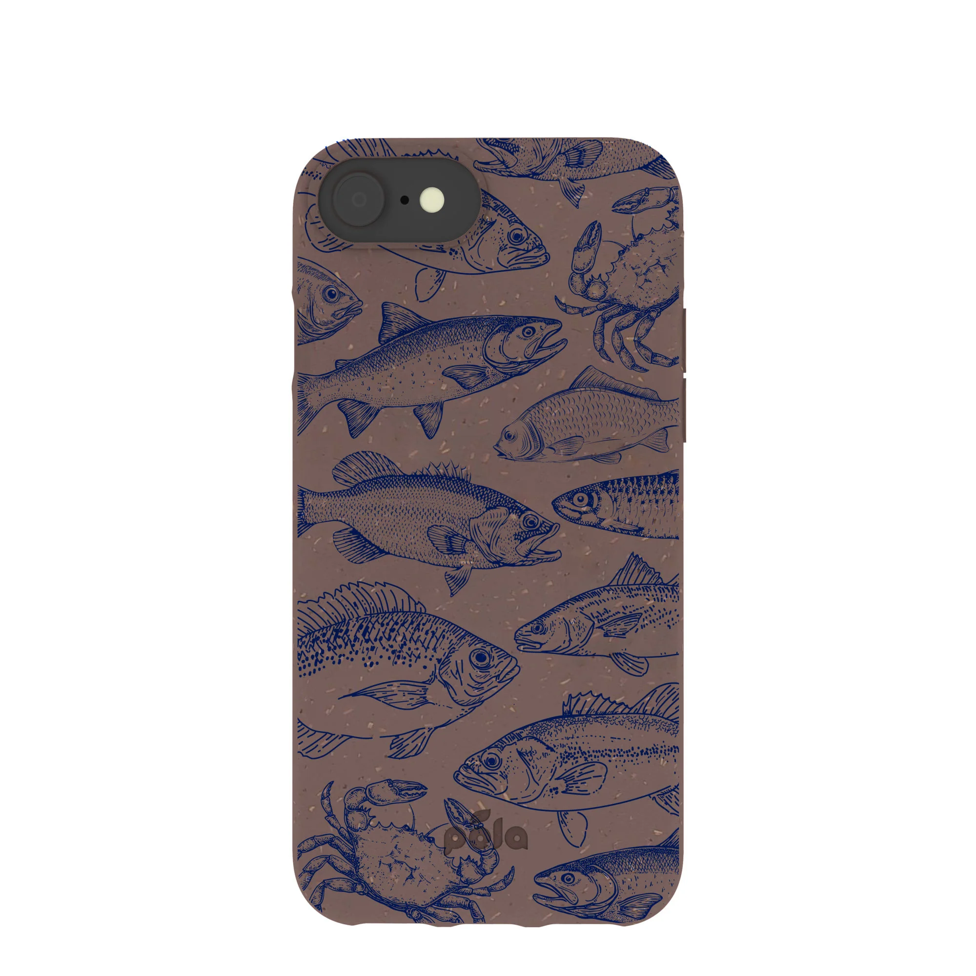 Chocolate Brown Vintage Catch iPhone 6/6s/7/8/SE Case