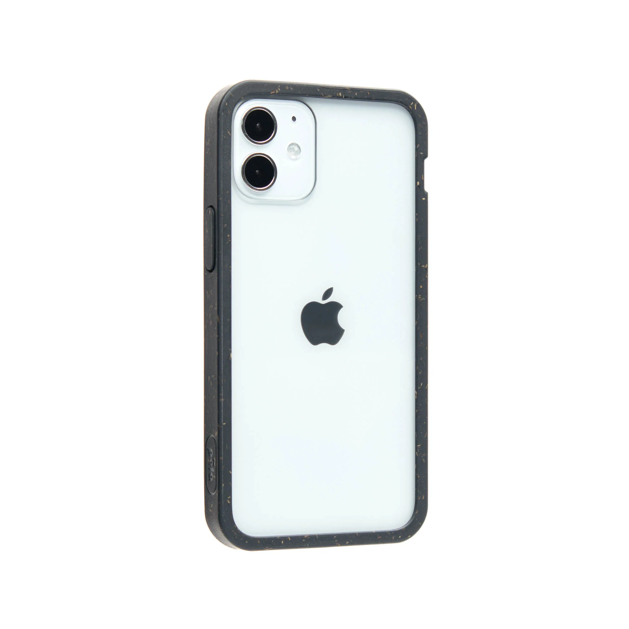 Clear iPhone 12 Mini Case with Black Ridge - Image 4