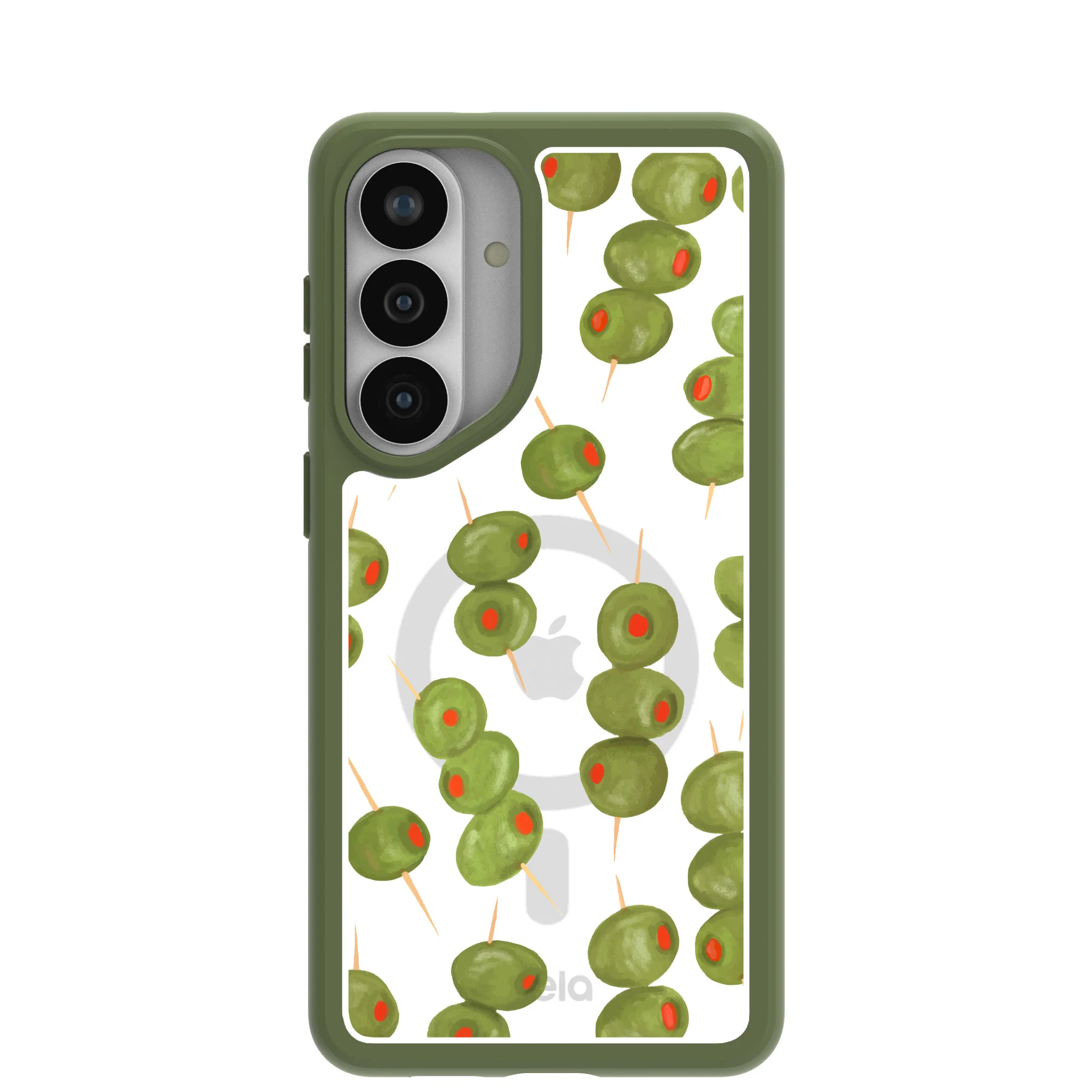 Clear Olive Hour Samsung Galaxy S26+(Plus) Case With Forest Floor Ridge (Magnetic Charging included)
