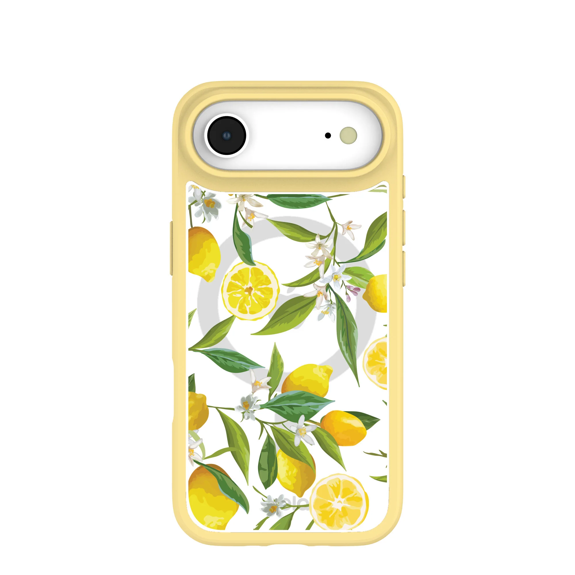 Clear Lemon Bloom iPhone Air Case With Sunbeam Ridge (MagSafe included)