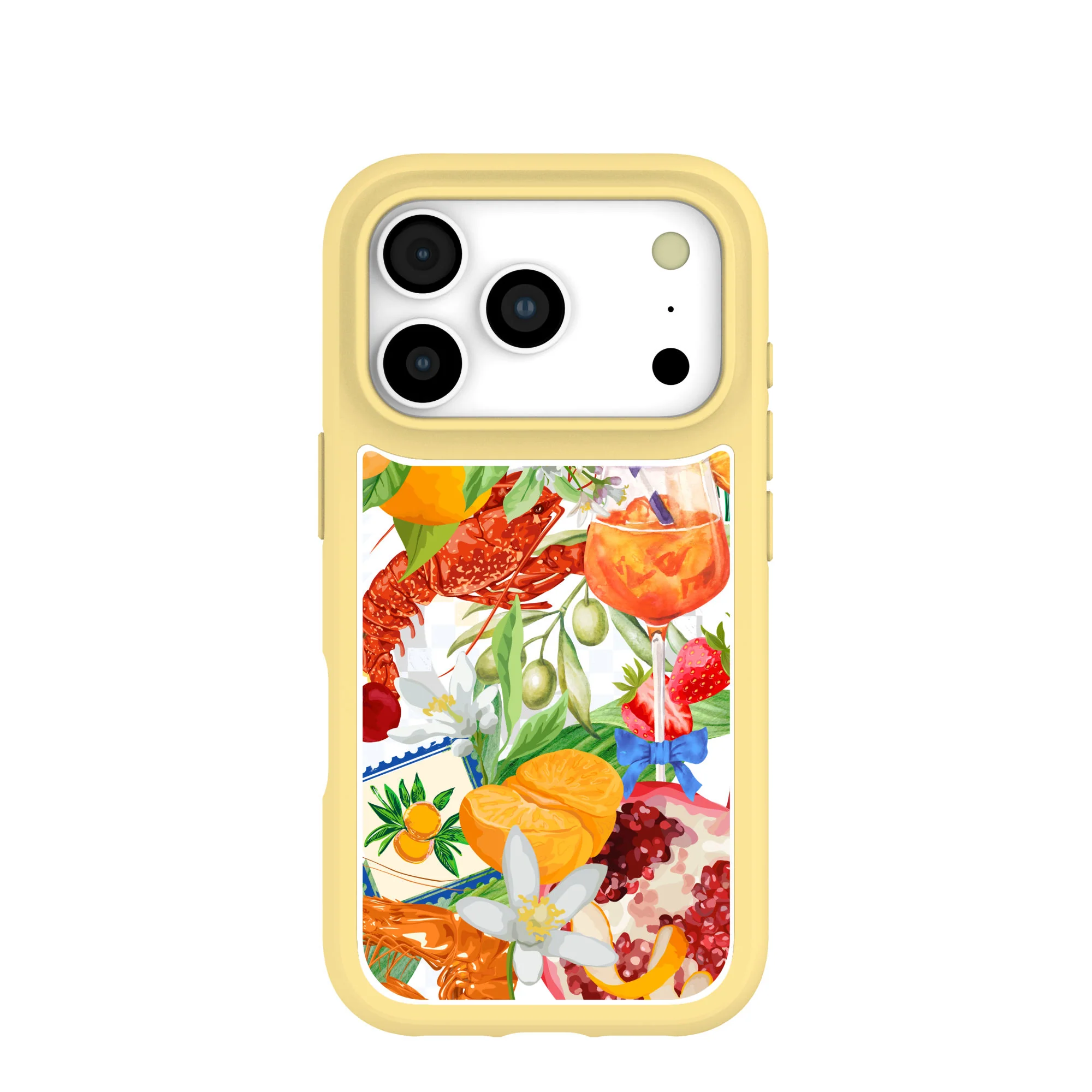 Clear Mediterranean Summers iPhone 17 Pro Case With Sunbeam Ridge (MagSafe included)