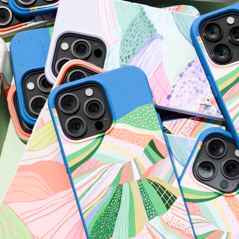 Electric Blue Bloomstatic iPhone 12/ iPhone 12 Pro Case - Image 5
