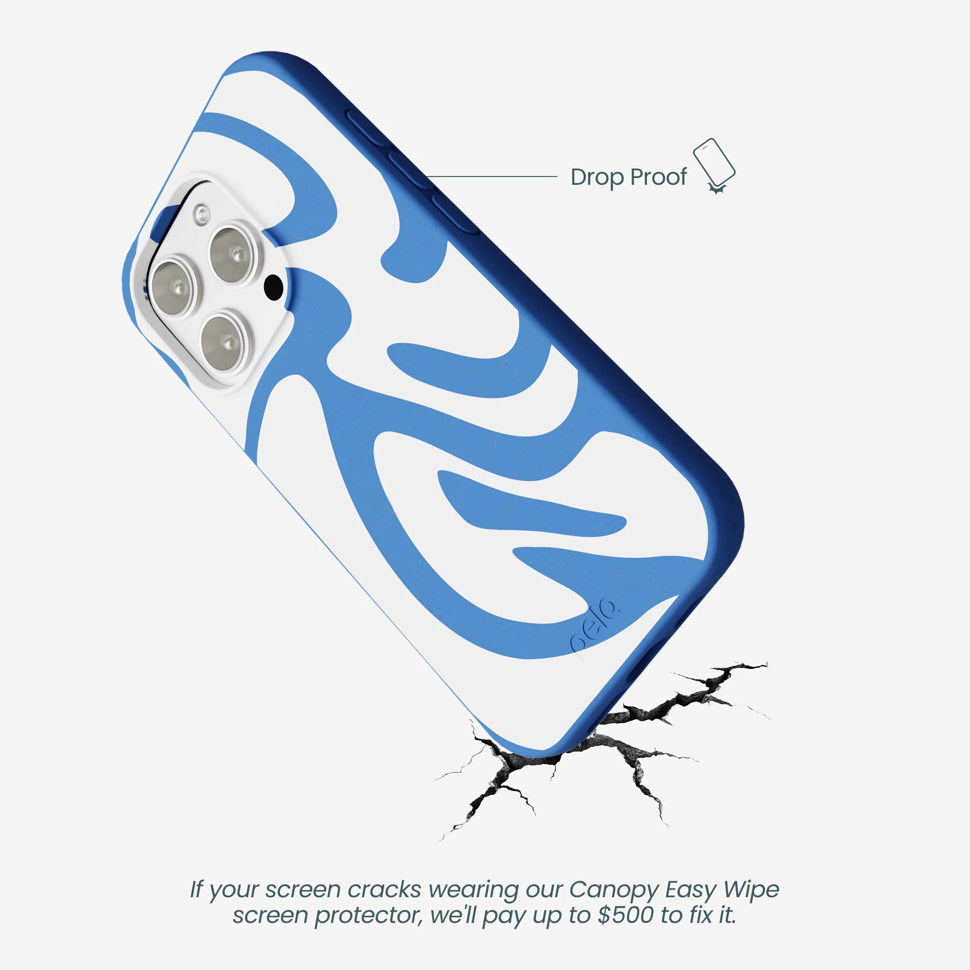 Electric Blue Blue Crush iPhone 16 Pro Max Case - Image 5