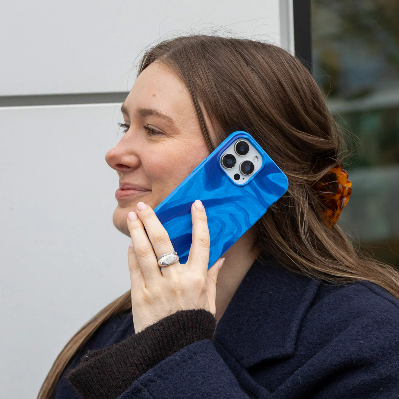 Electric Blue Blue Study Google Pixel 7 Case - Image 2