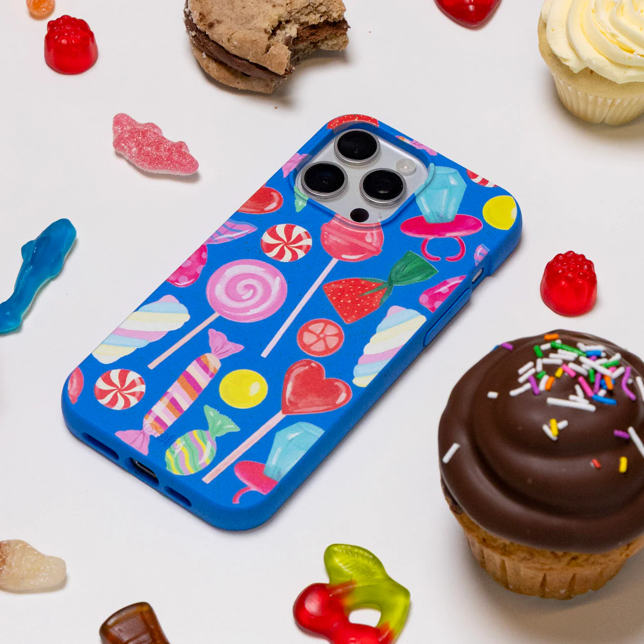 Electric Blue Candy Shop Google Pixel 10a Case - Image 2