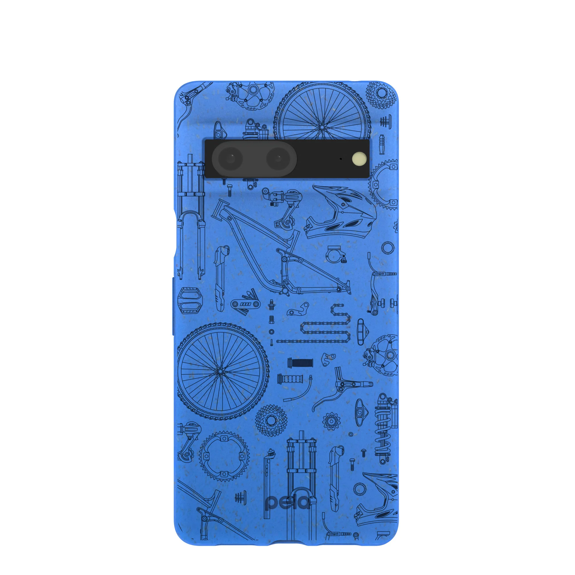 Electric Blue Changing Gears Google Pixel 7 Case