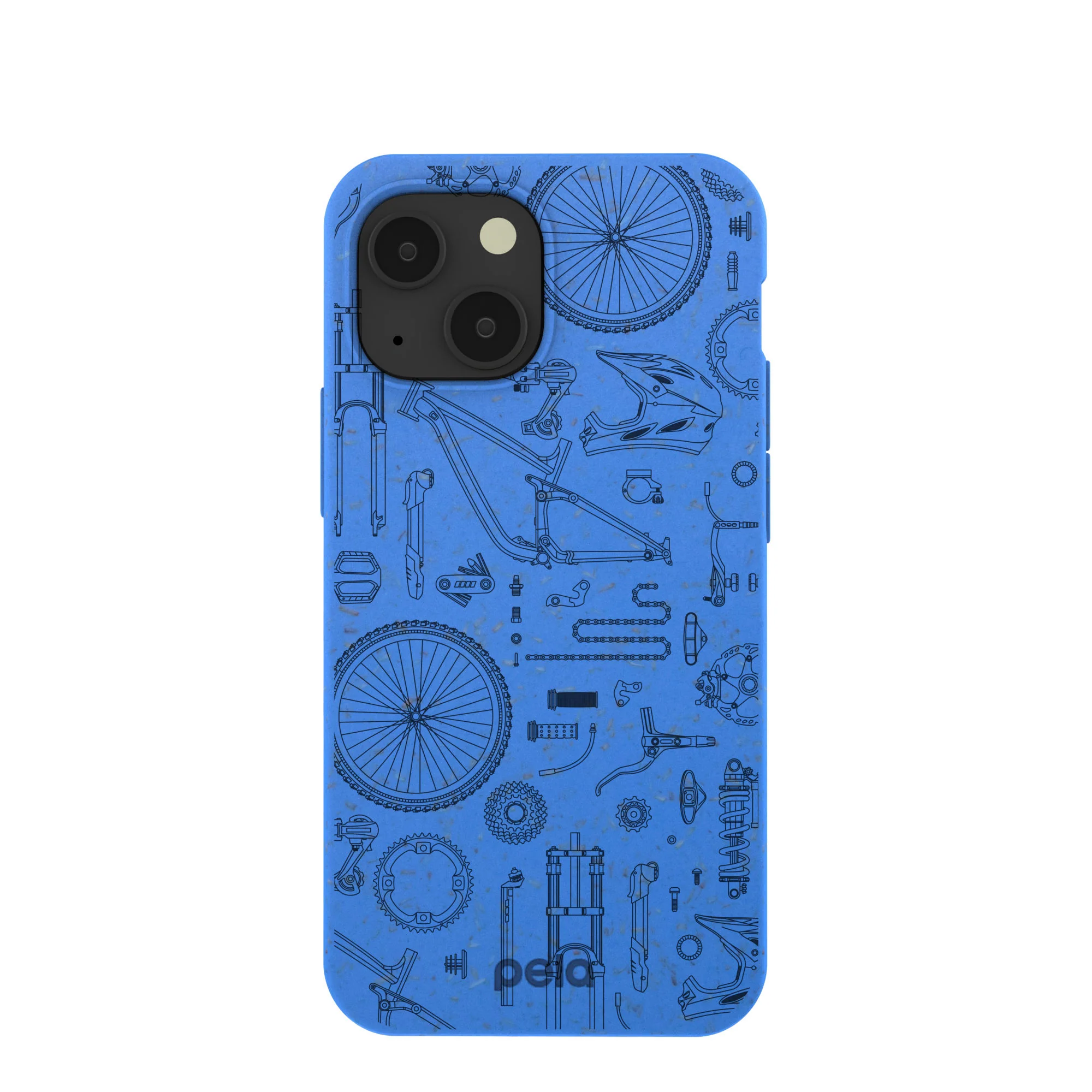 Electric Blue Changing Gears iPhone 13 Mini Case