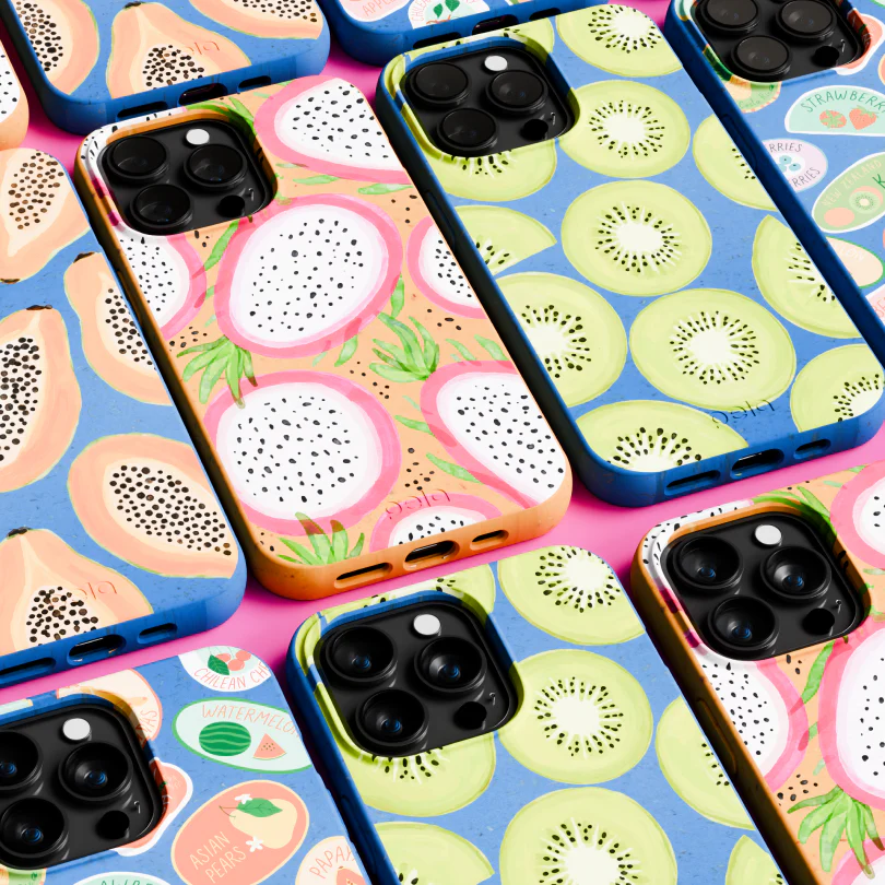 Electric Blue Frutti Club iPhone 15 Pro Max Case - Image 7