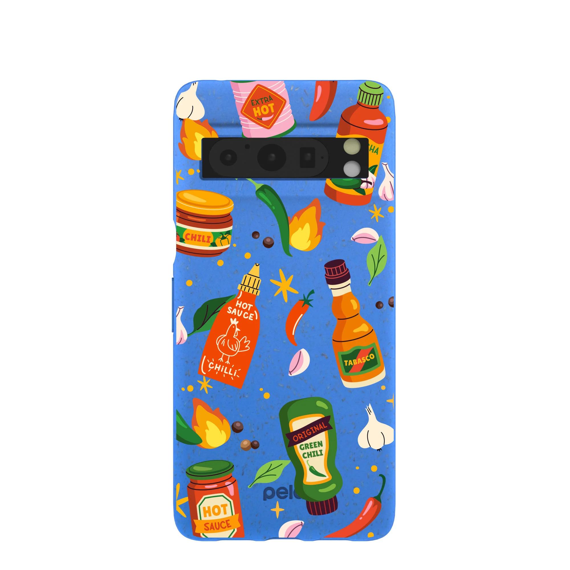 Electric Blue Hot Stuff Google Pixel 8 Pro Case