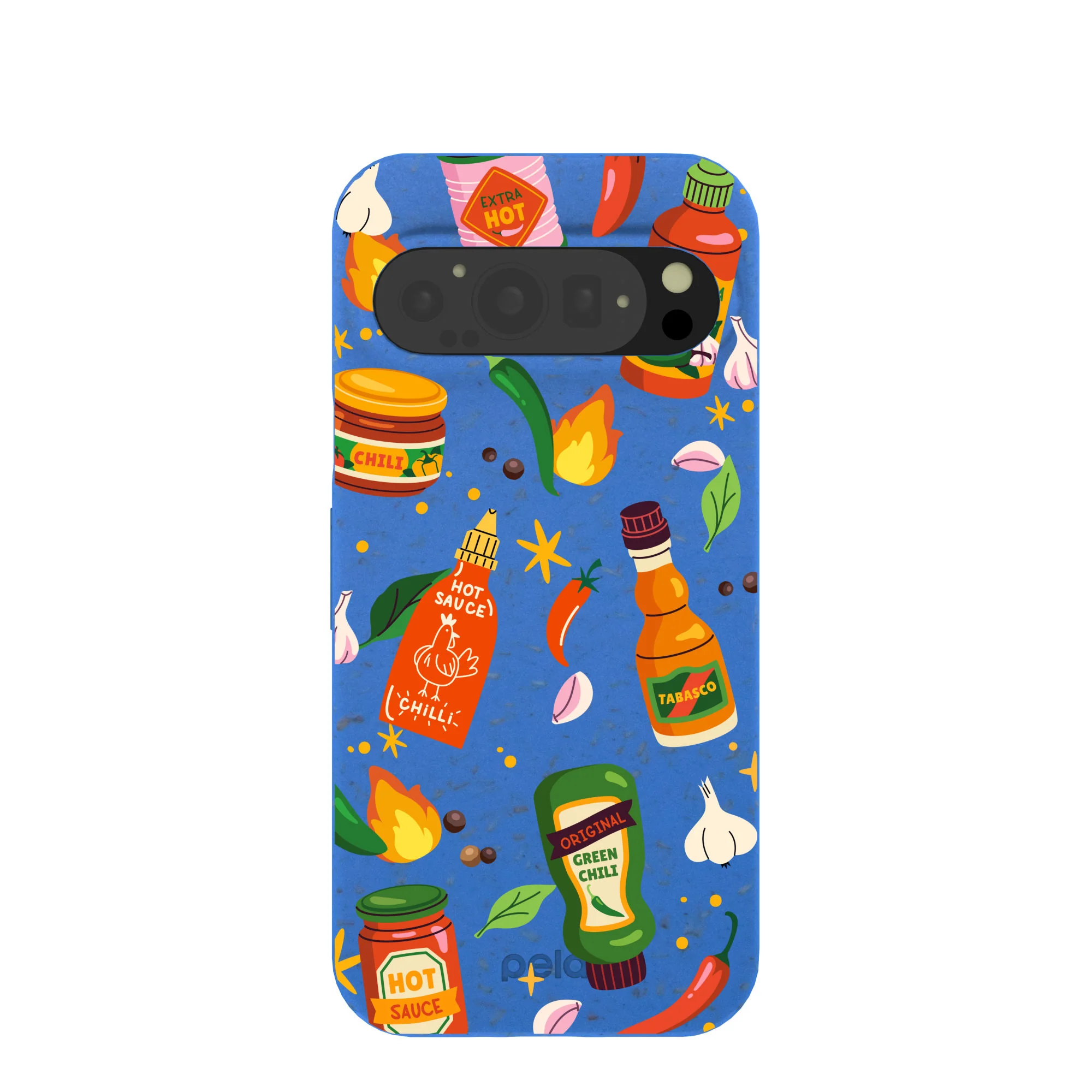 Electric Blue Hot Stuff Google Pixel 9/9 Pro Case