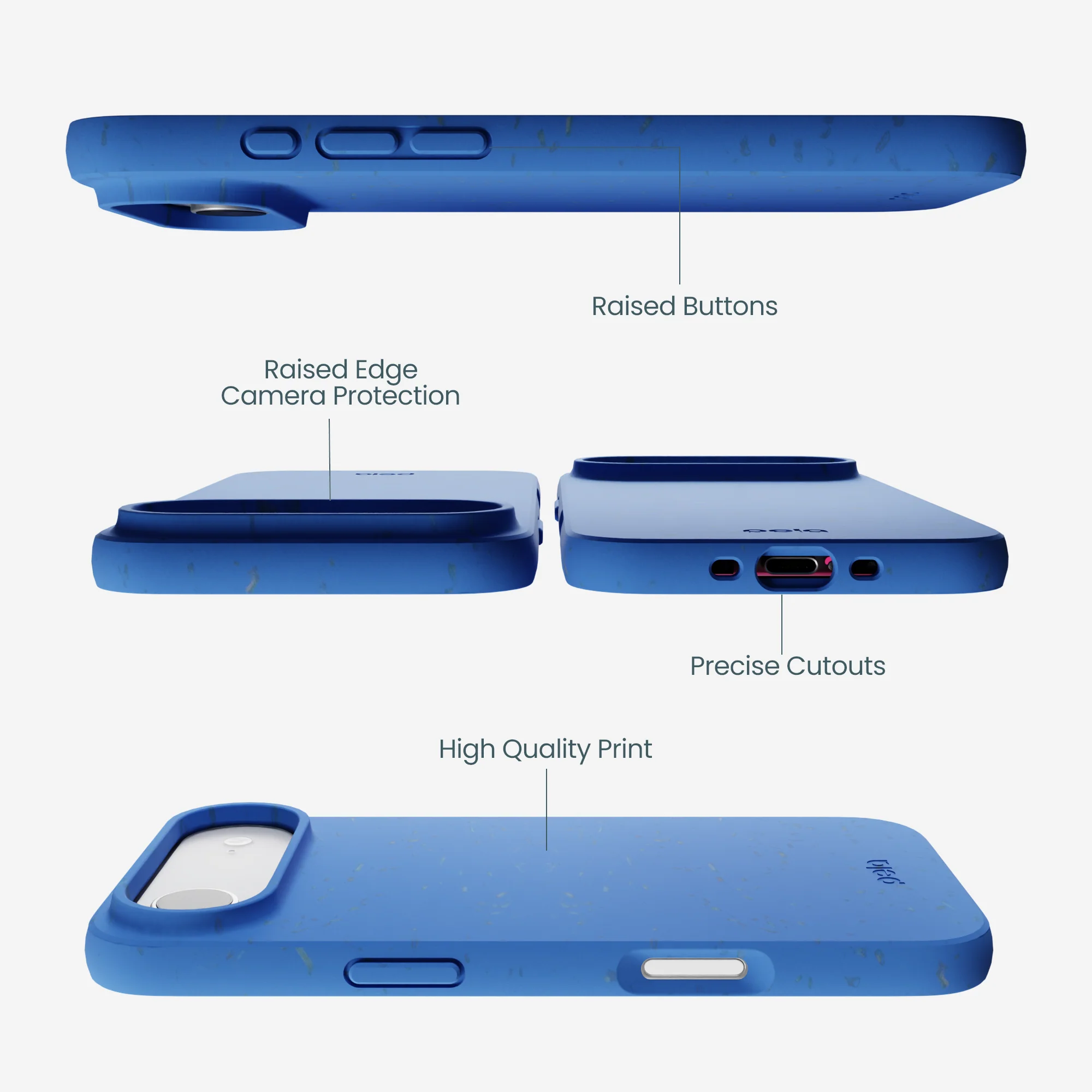 Electric Blue iPhone Air Case - Image 3