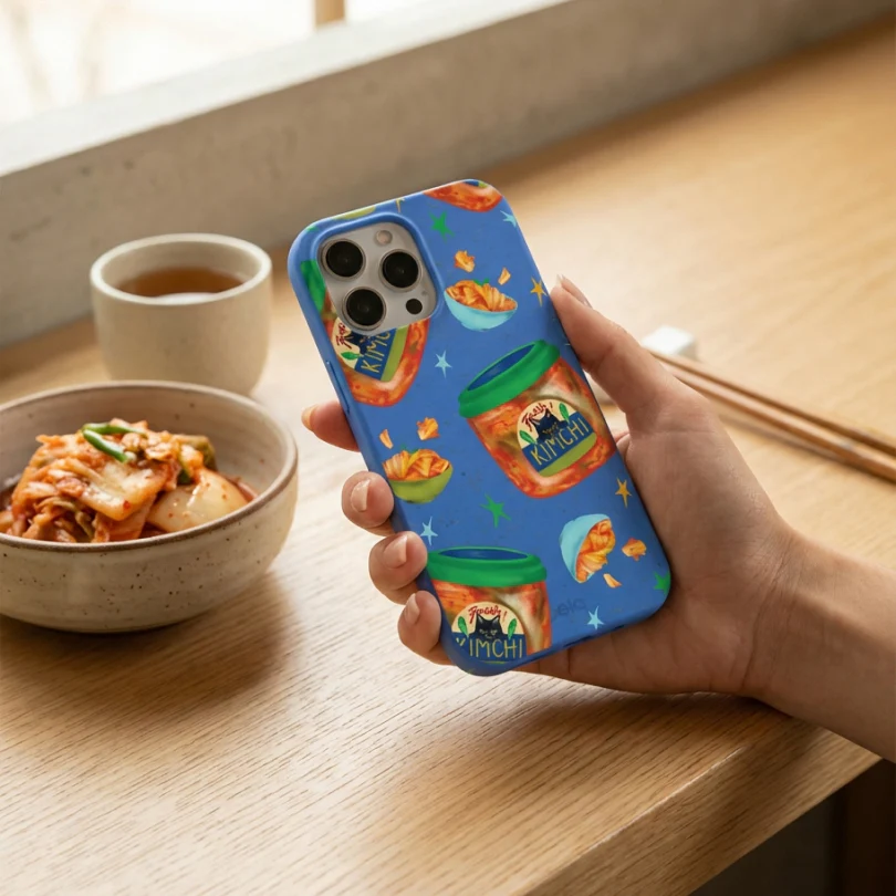 Electric Blue Kimchi Club Google Pixel 8a Case - Image 5
