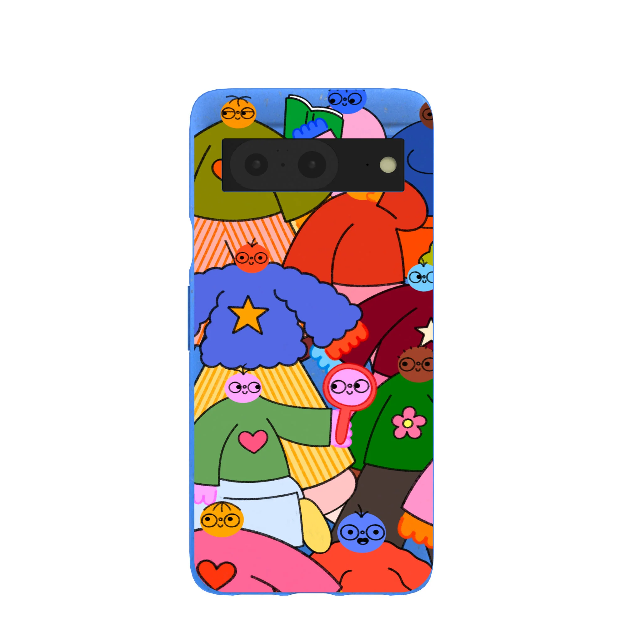 Electric Blue Pals Google Pixel 8 Case