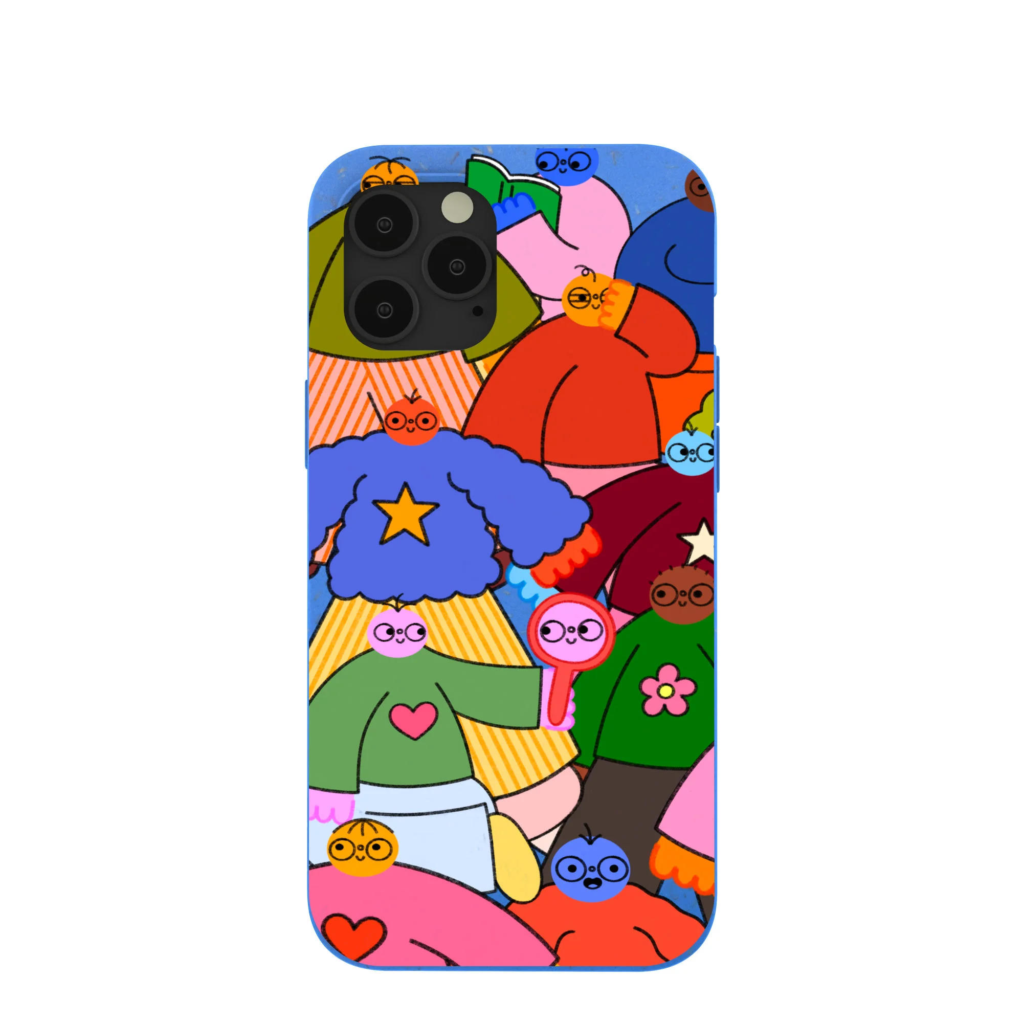 Electric Blue Pals iPhone 12 Pro Max Case