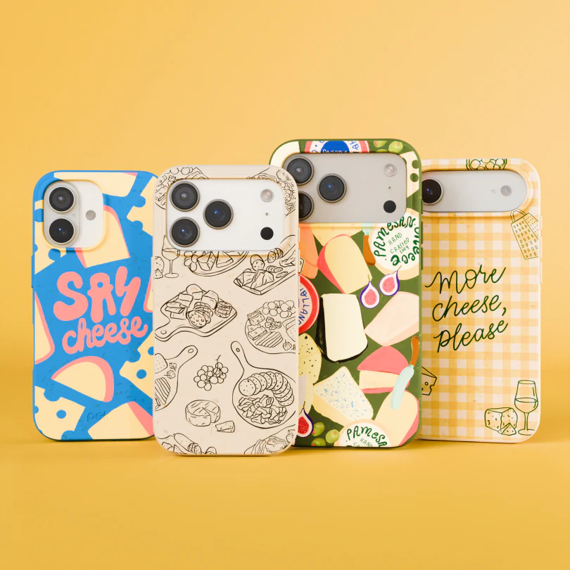 Electric Blue Say Cheese iPhone 12/ iPhone 12 Pro Case - Image 5