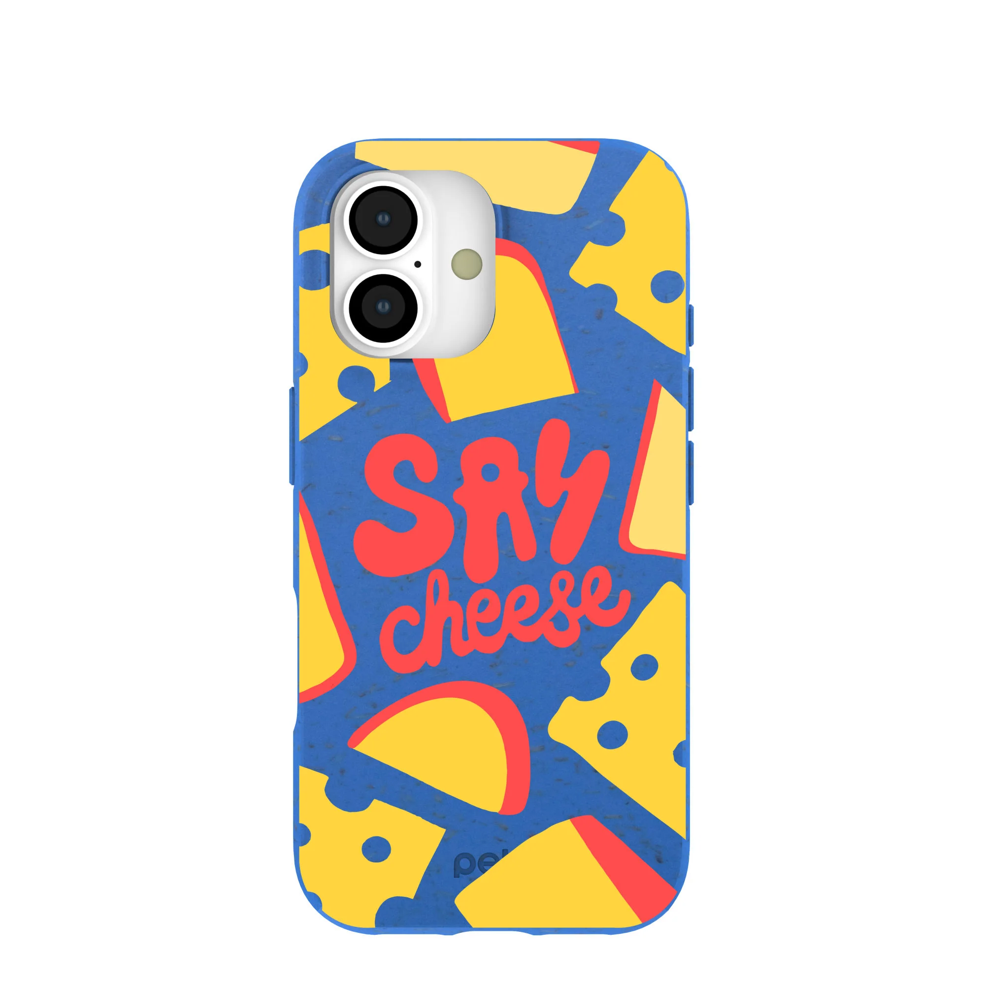 Electric Blue Say Cheese iPhone 17 Case