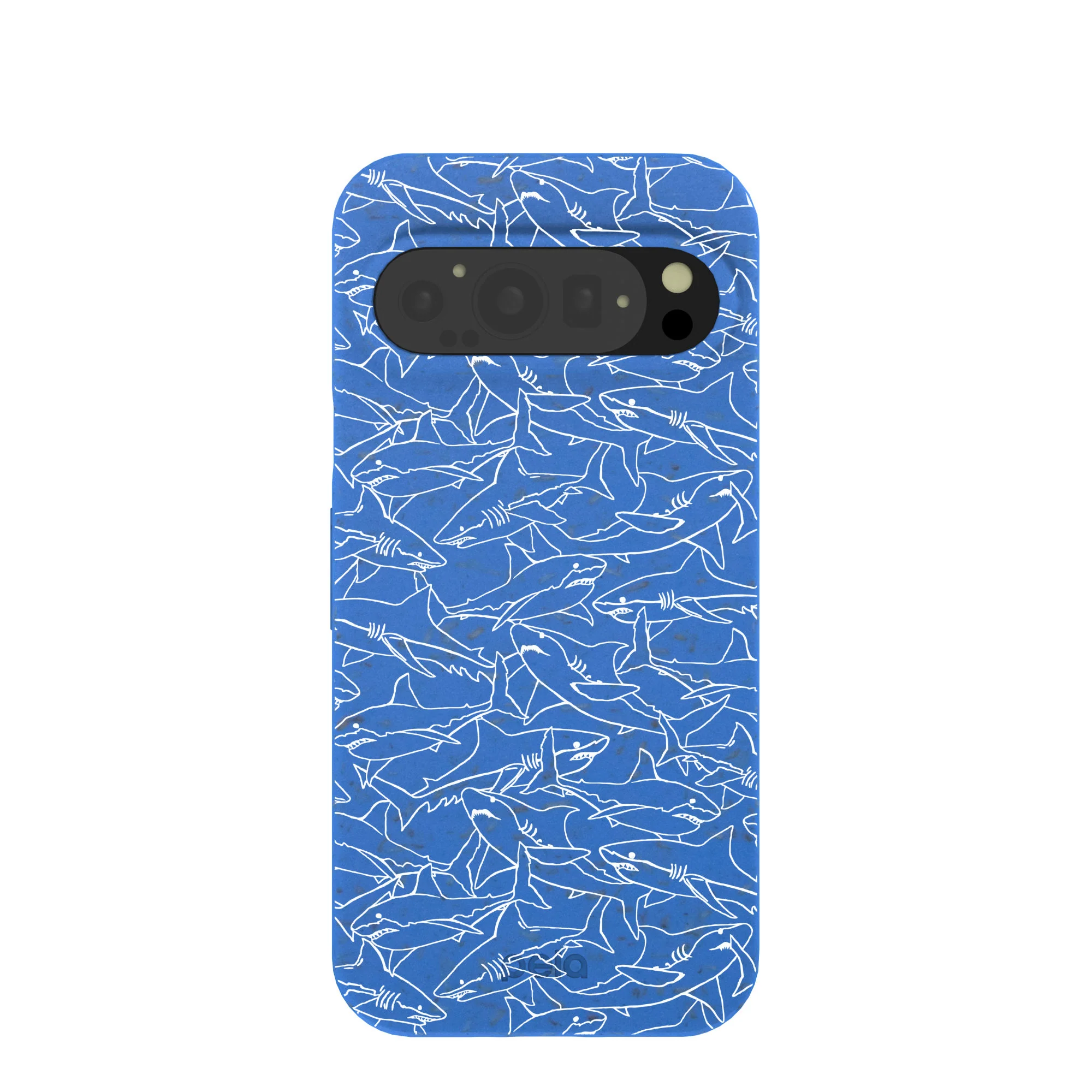 Electric Blue Shark Frenzy Google Pixel 9/9 Pro Case