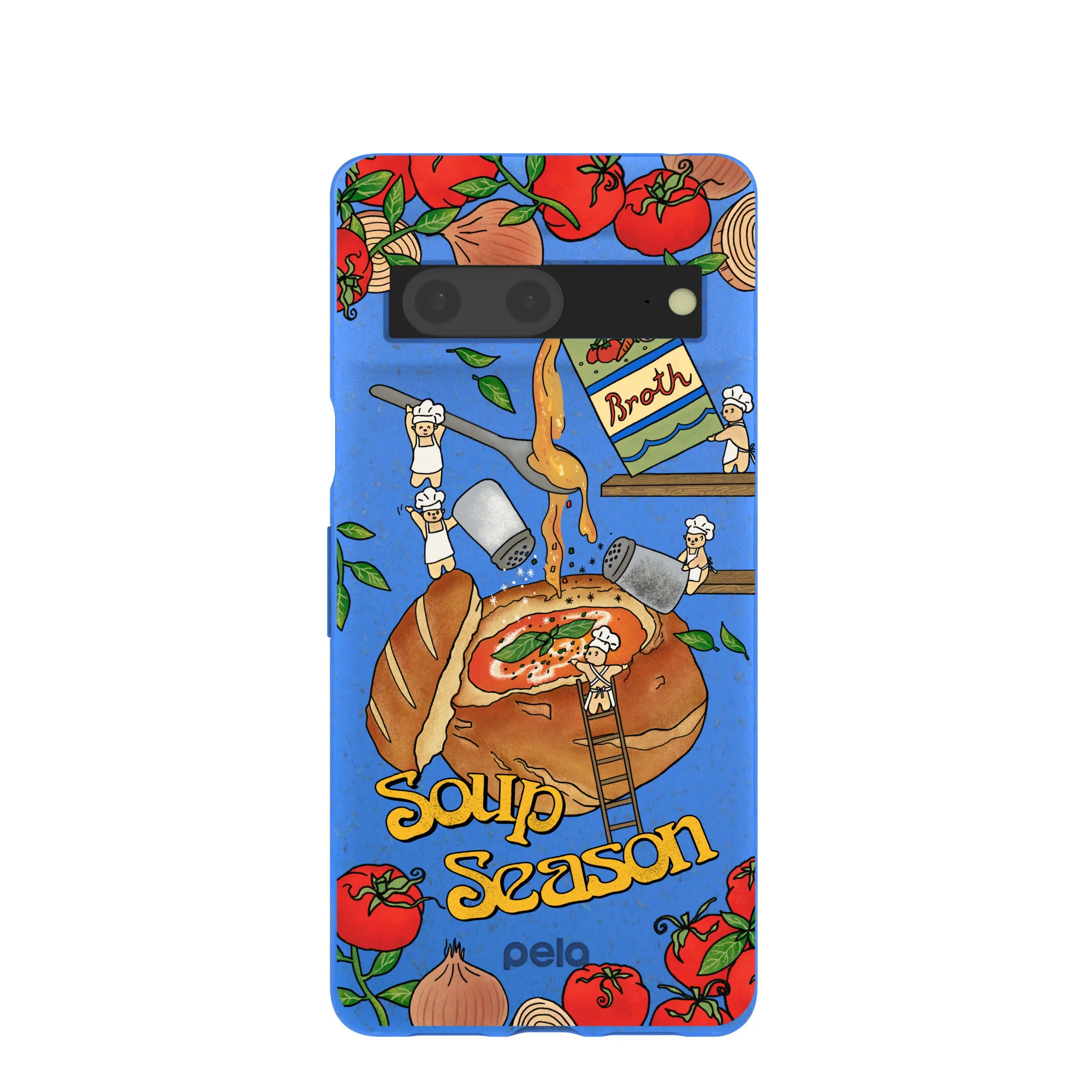 Electric Blue Soup Season Google Pixel 7 Case